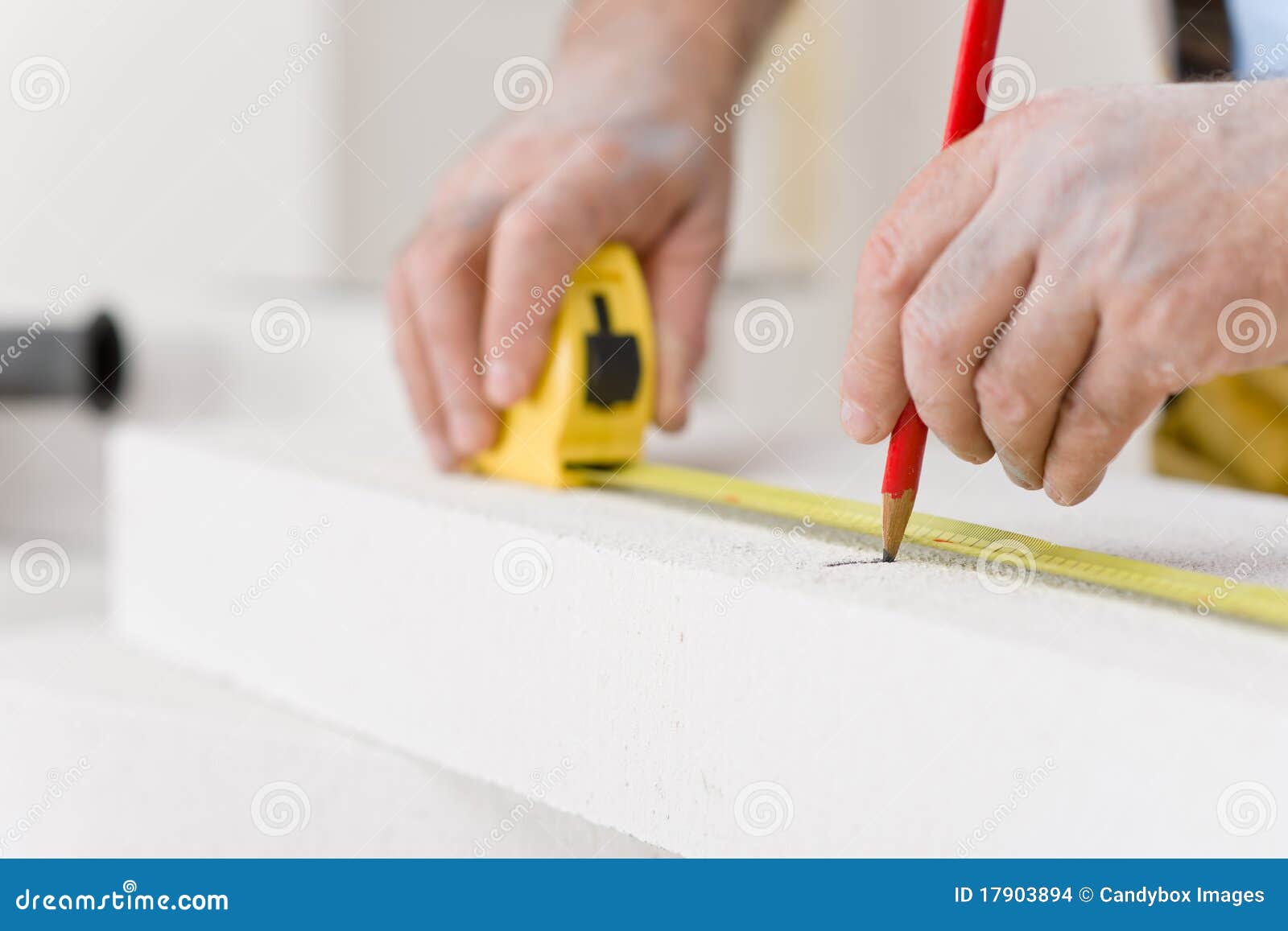 home improvement - handyman measure porous brick