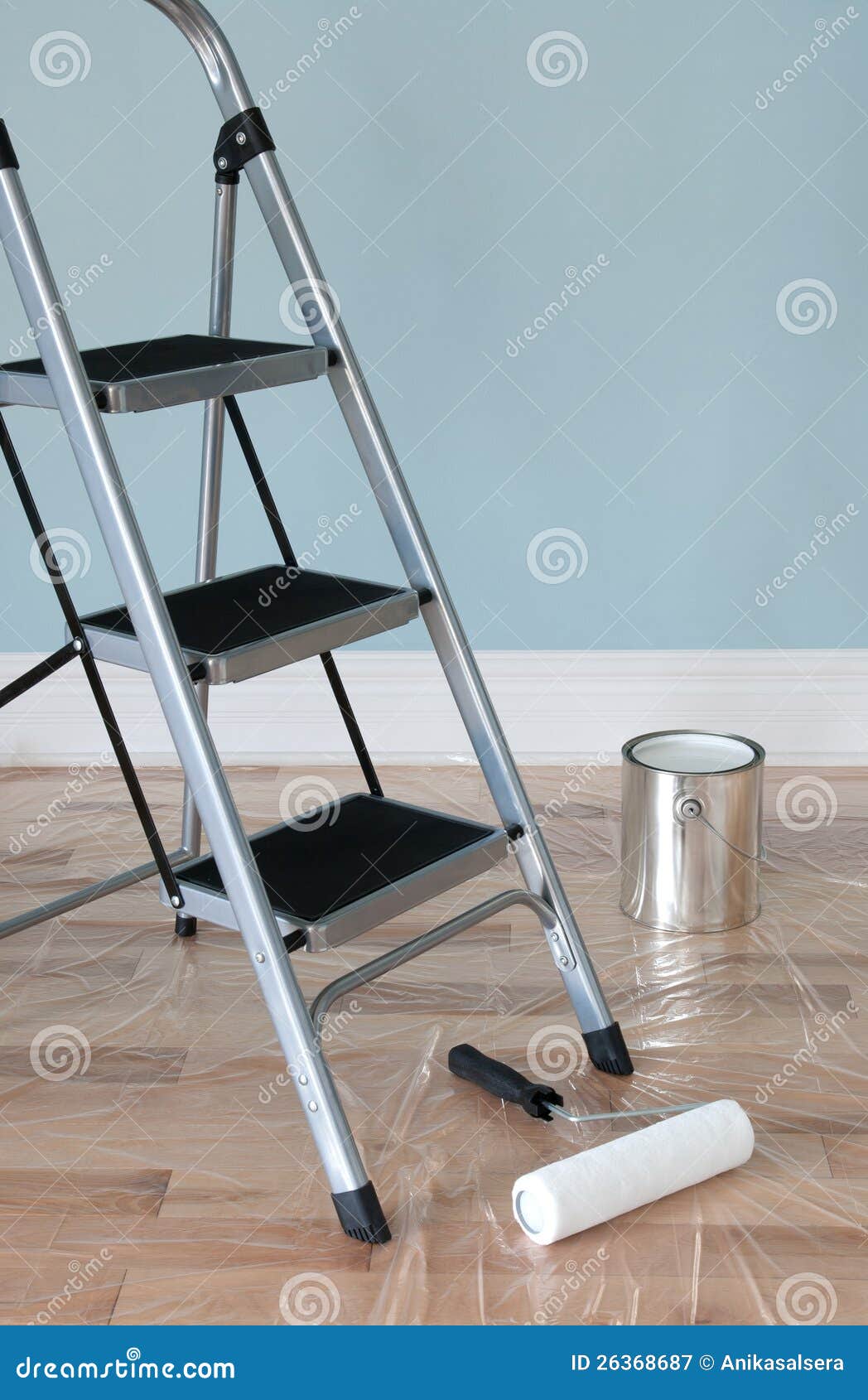 Painting Ladder RoyaltyFree Stock Image 22981738