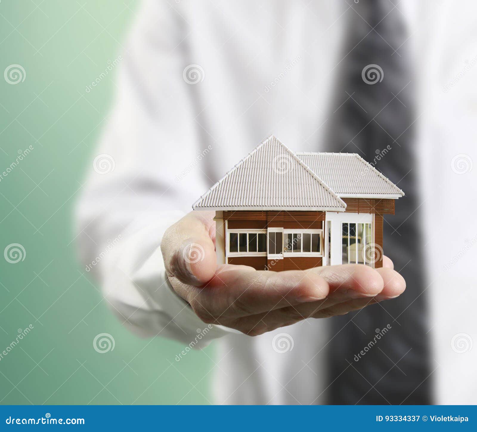 home insurance concept in hand
