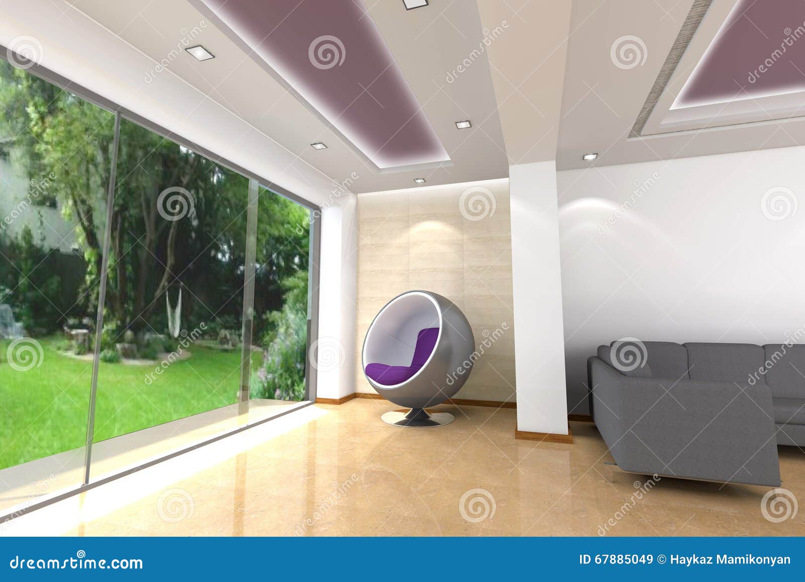 Home Interior 3d Stock Image Image Of Black Design 67885049