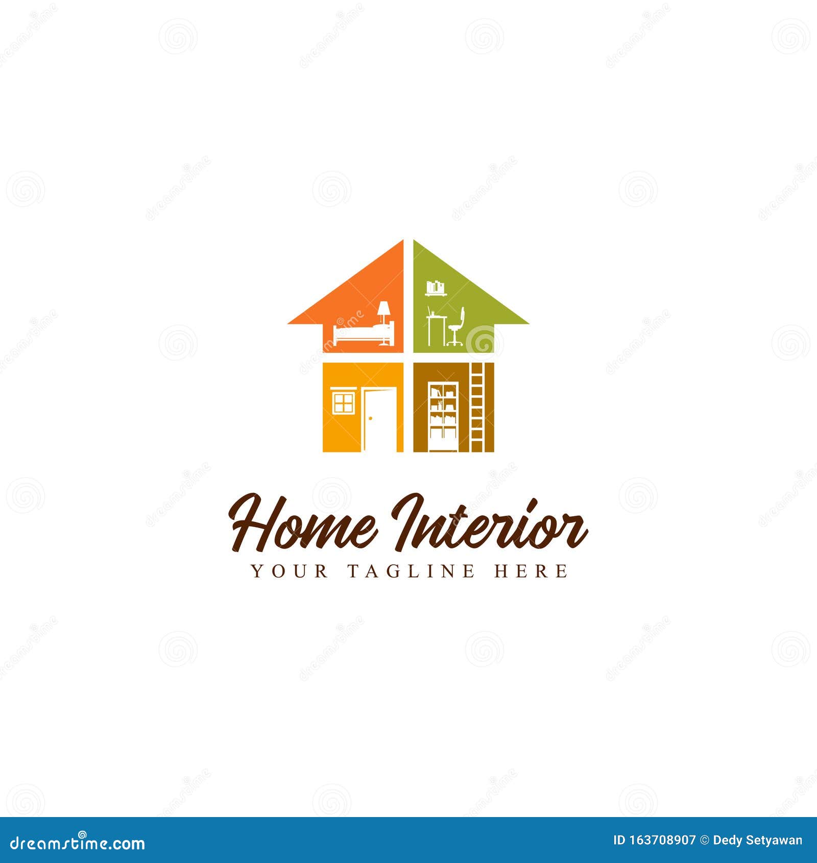 Simple Home Interior Design Logo for Small Space