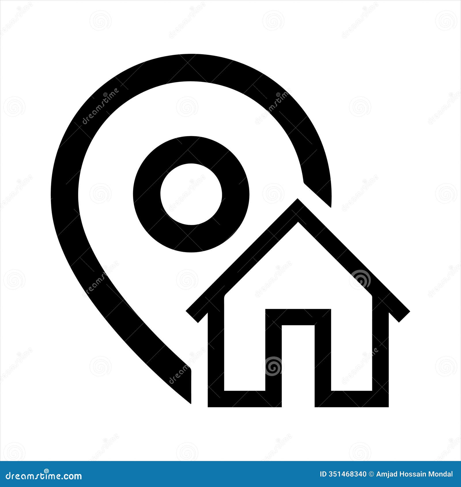 home location icon  art 