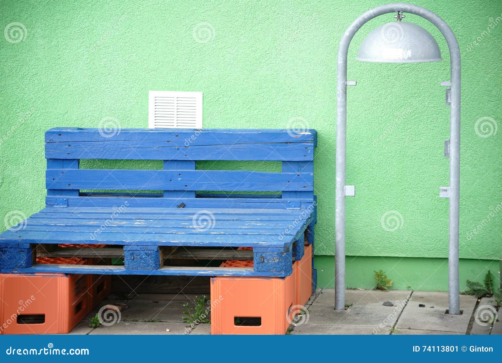Home Made Bench Stock Image Image Of Seat Facade Wooden 74113801