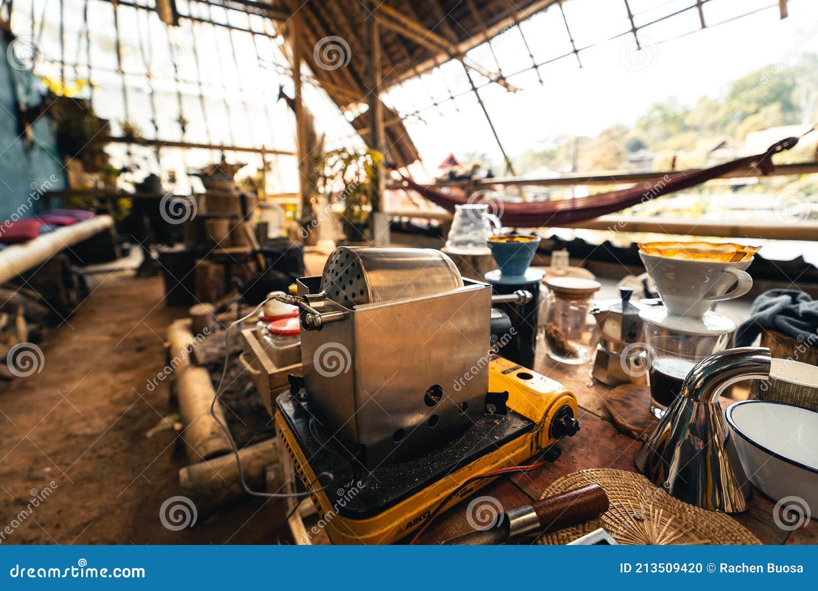 Homemade Homemade Coffee Roasters Stock Photo Image of roasted