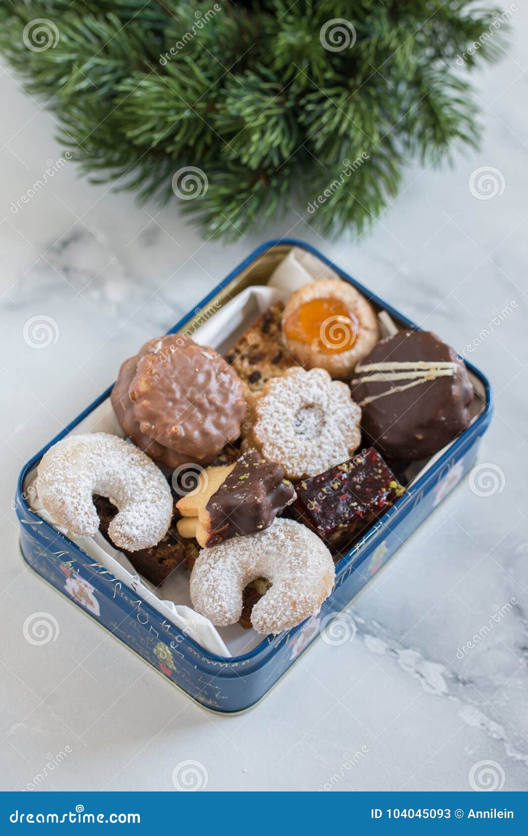 Home Made German Christmas Cookies Stock Image - Image of delicious