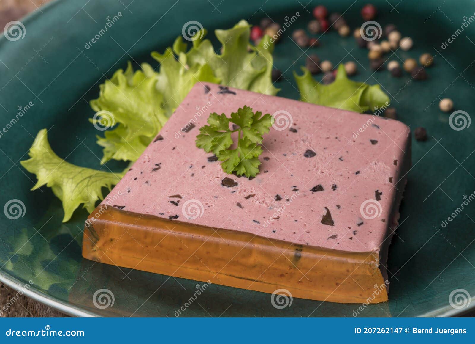 Homemade terrine stock image. Image of fresh, duck, peppercorn 207262147