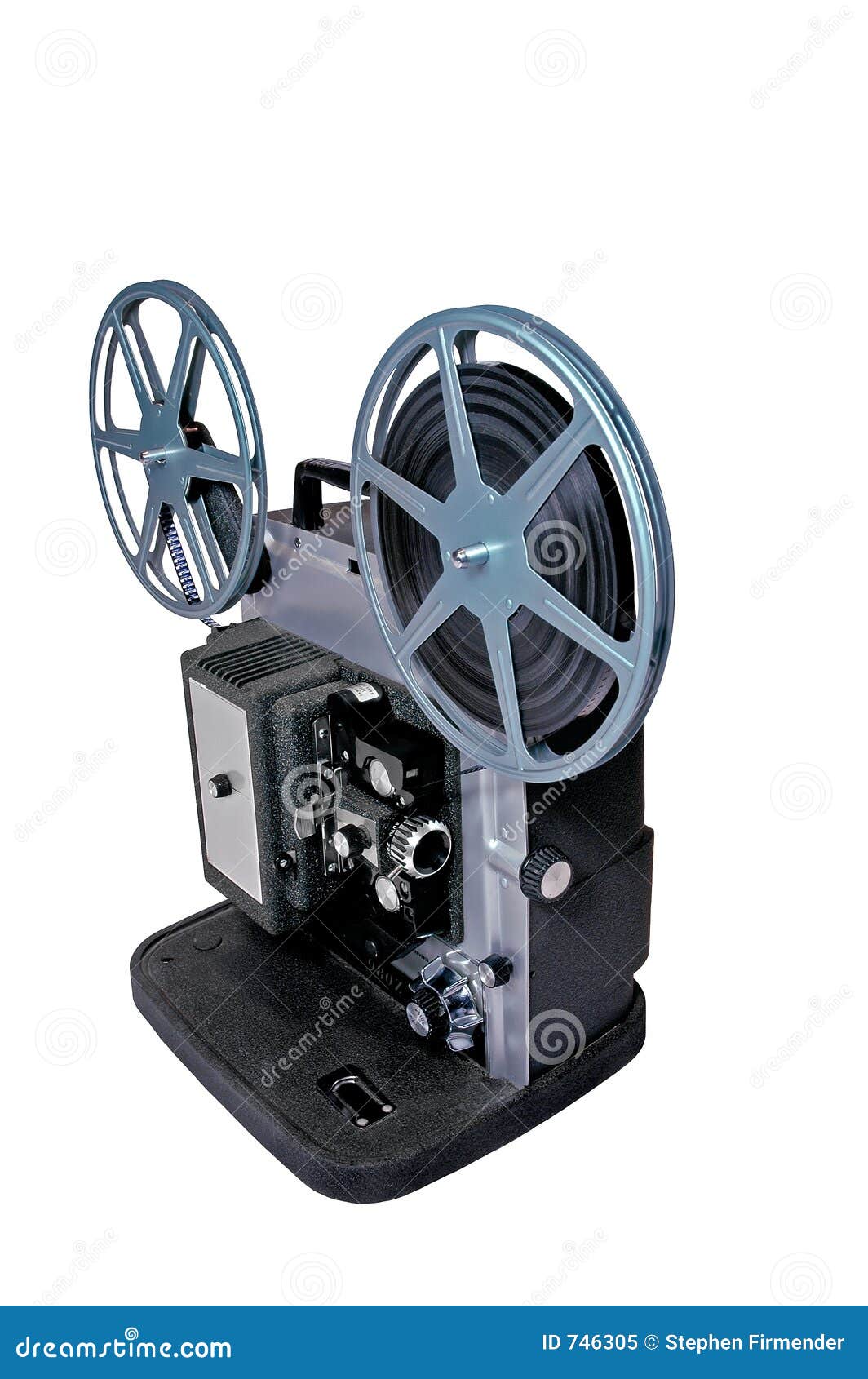 Home Movie Projector stock image. Image of spool, filmstrip - 746305