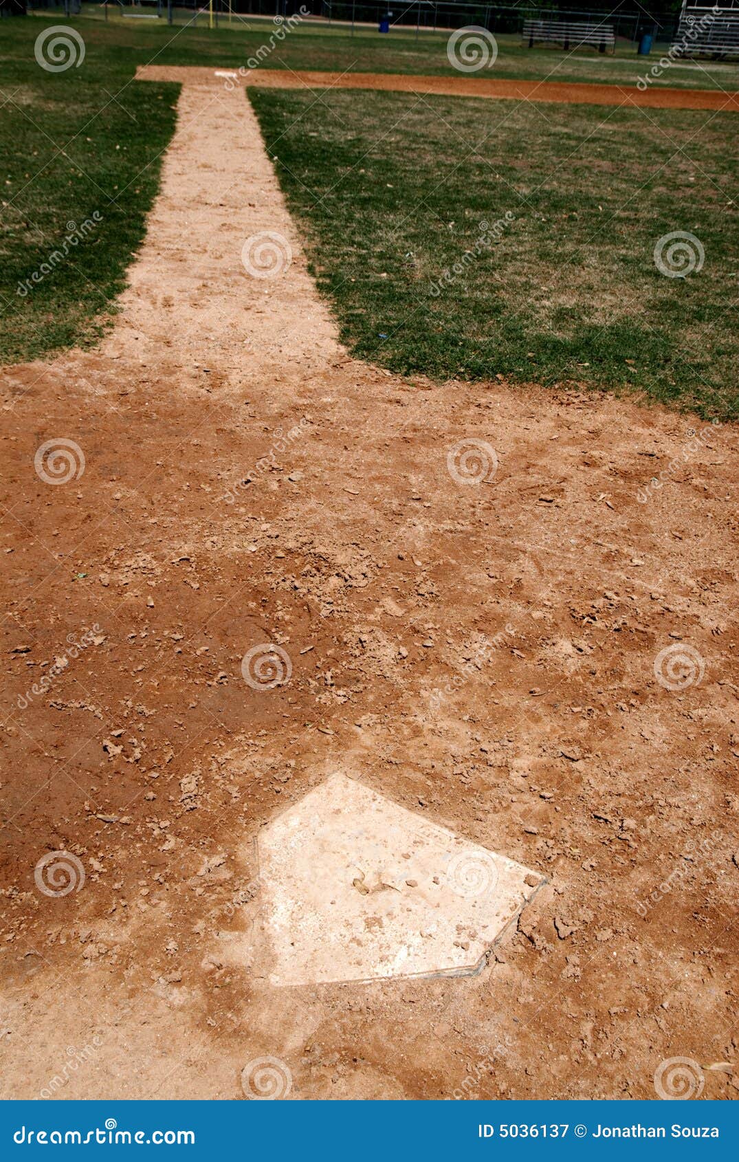 Home Plate on Baseball Field Stock Image Image of american, bases