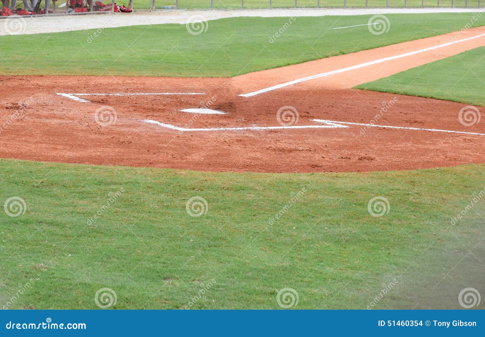 Home Plate Batters Box stock photo. Image of recreation 51460354