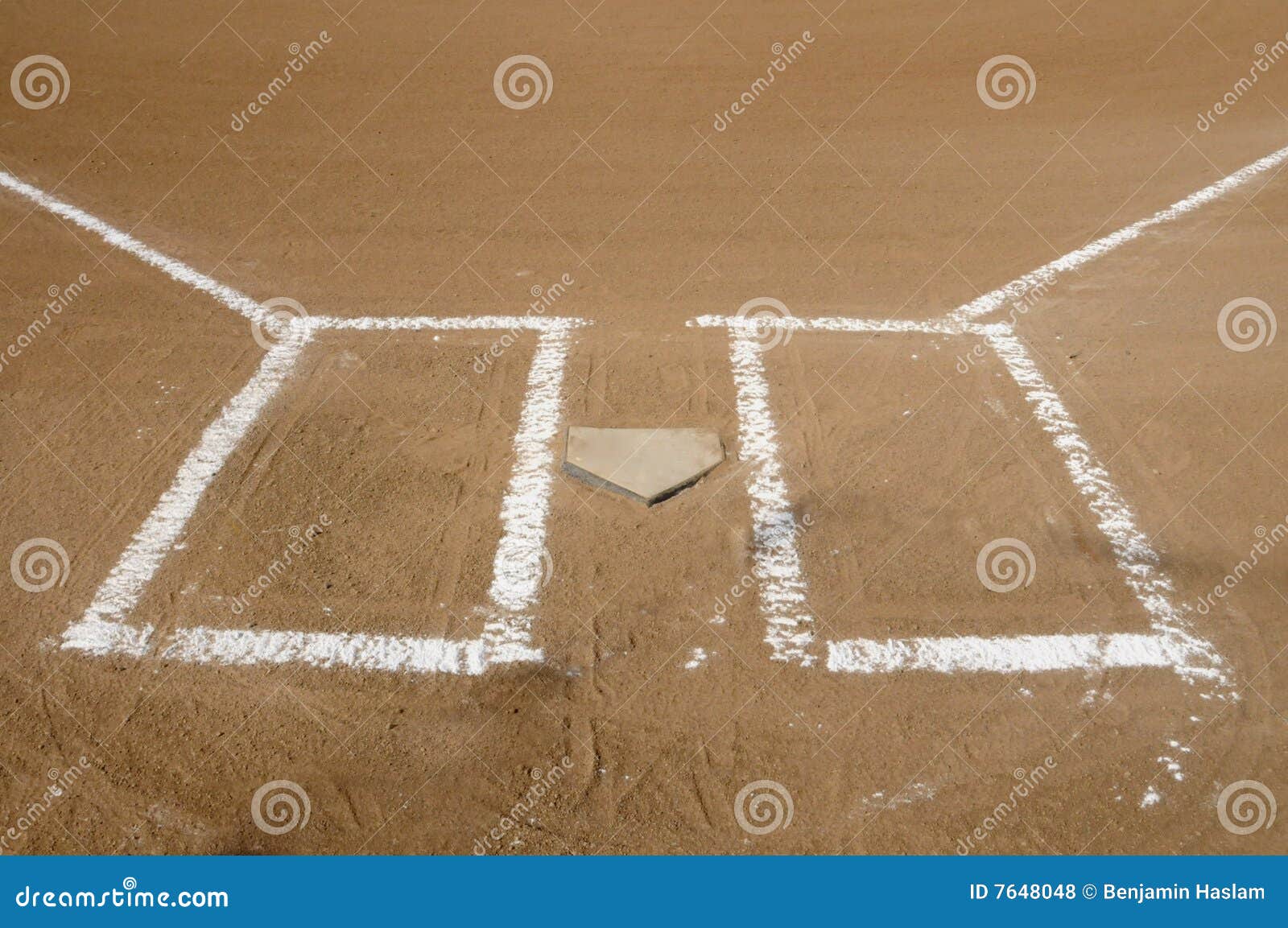 Home Plate and Batters Boxes Stock Photo Image of hobby, round 7648048