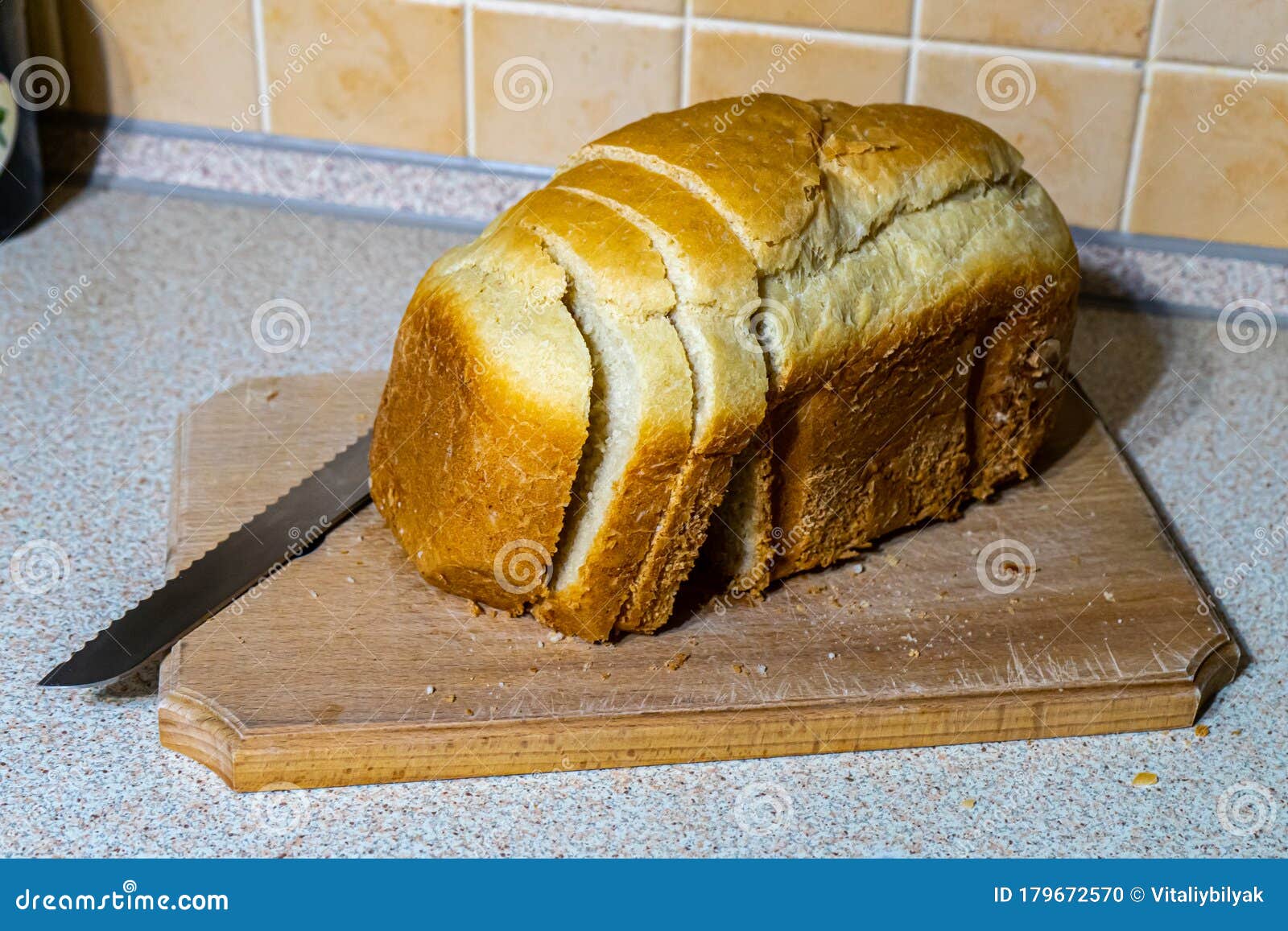Home prepared bread stock photo. Image of brown, pastry 179672570
