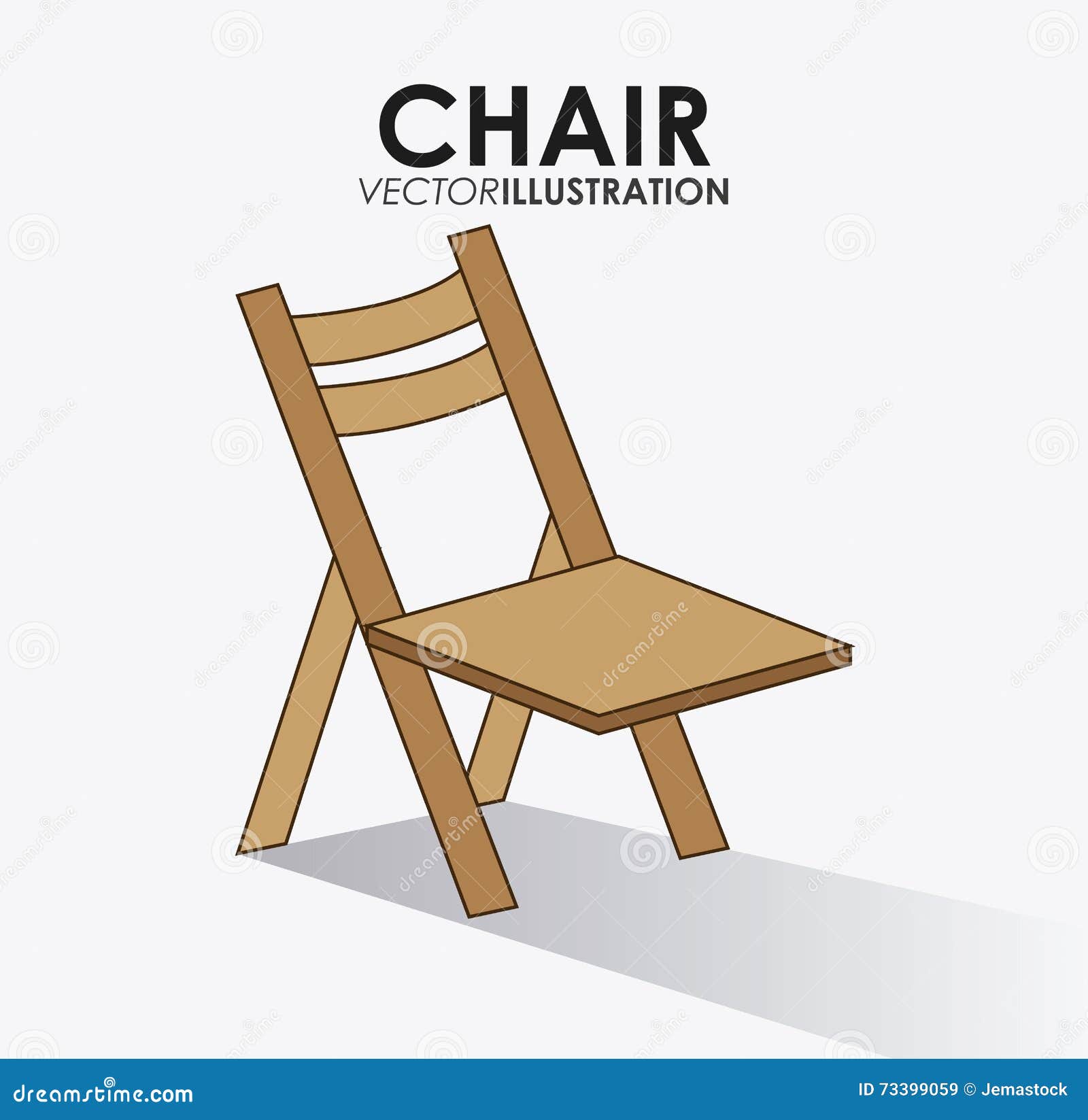 Home Related Chairs, Illustration Stock Illustration - Illustration of ...