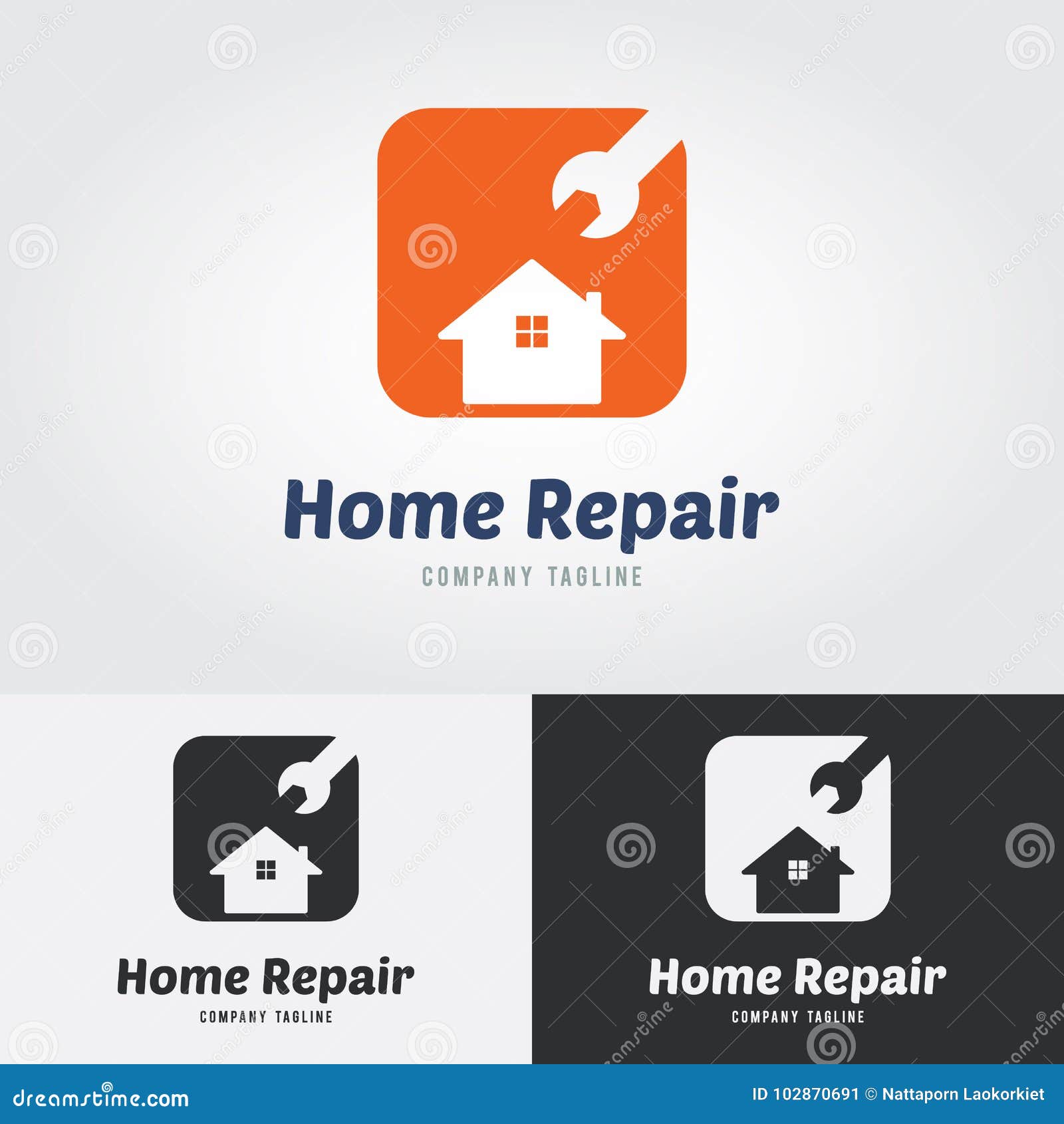 Home Repai Rlogo Template Logo For Home Repair Shop Home