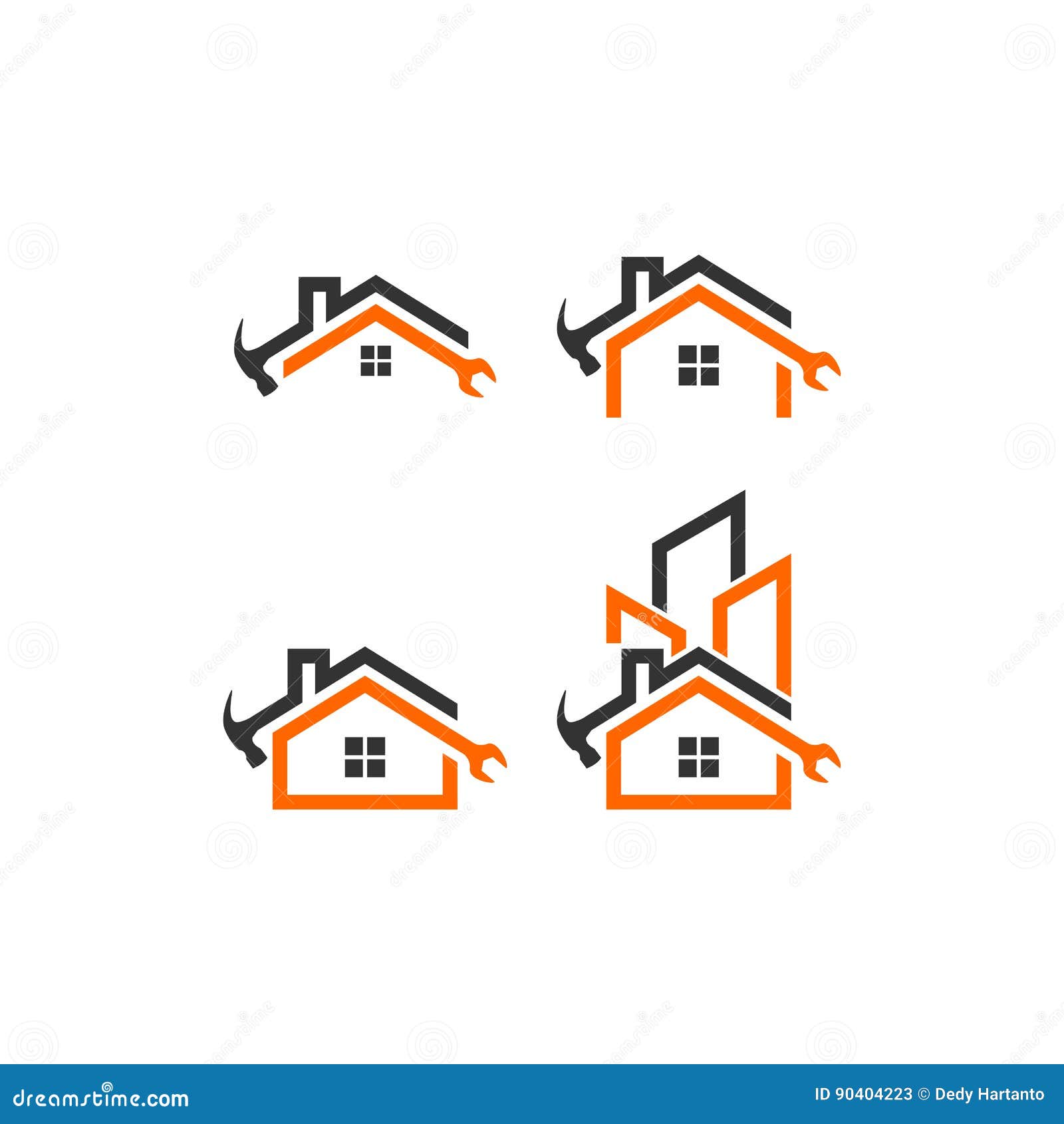 Download Home repair vector logo stock vector. Illustration of ...