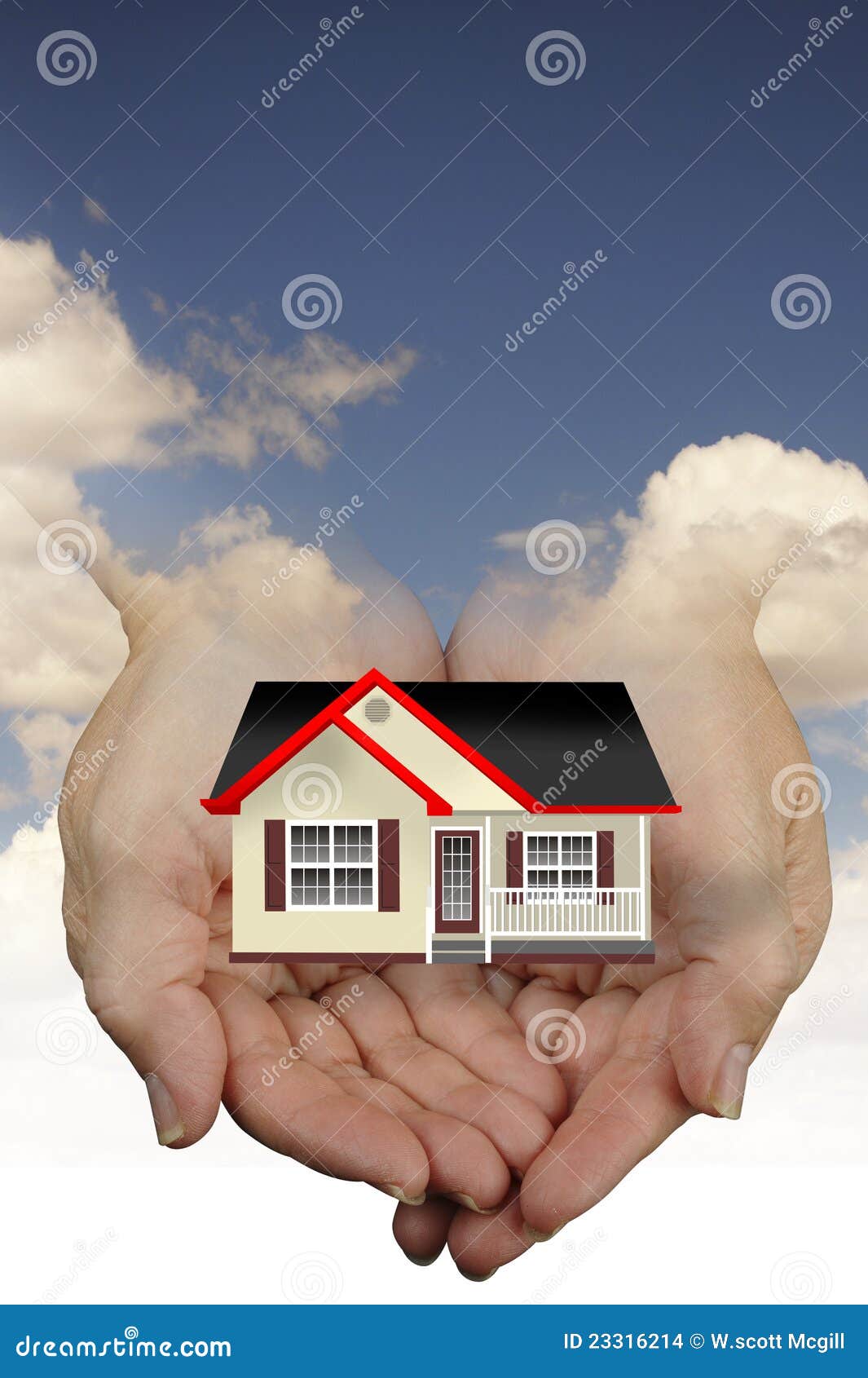 Home in safe hands stock photo. Image of safety, person 23316214