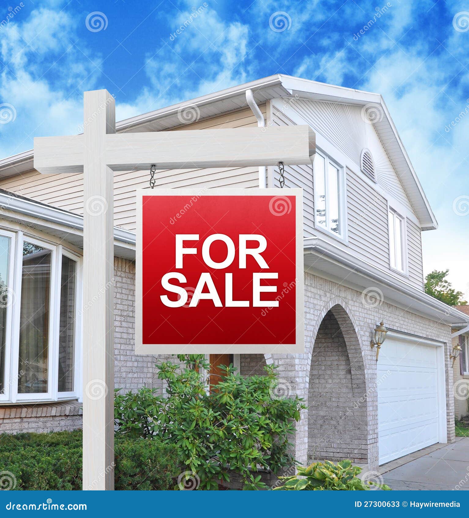 Home for Sale Sign stock image. Image of post, housing 27300633