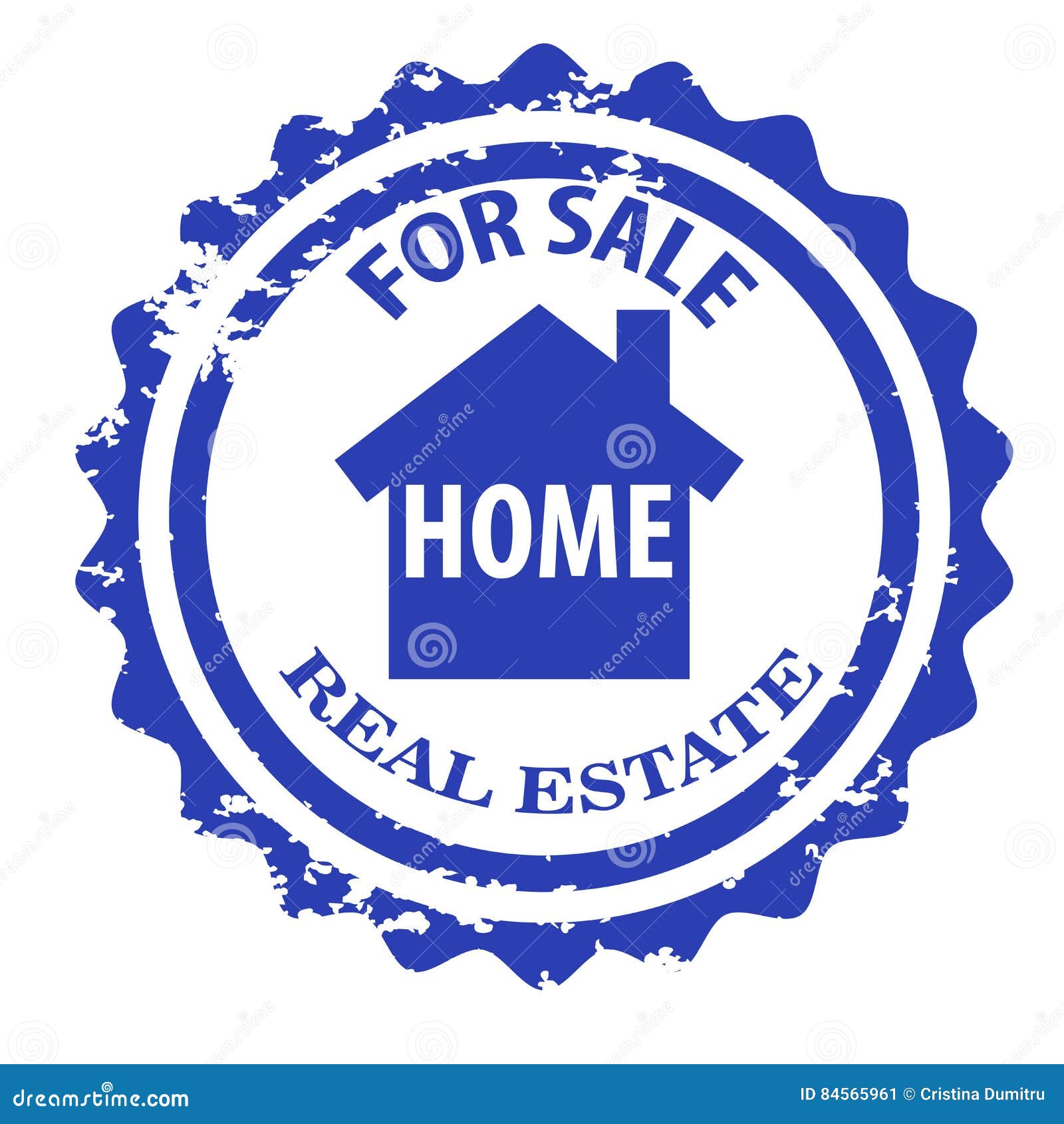 Home for sale stamp stock vector. Illustration of sign 84565961