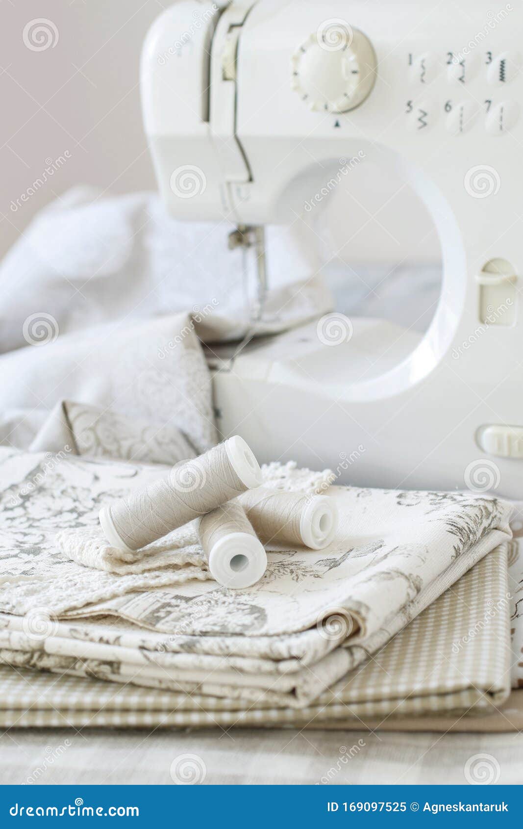 Home sewing machine stock image. Image of equipment 169097525