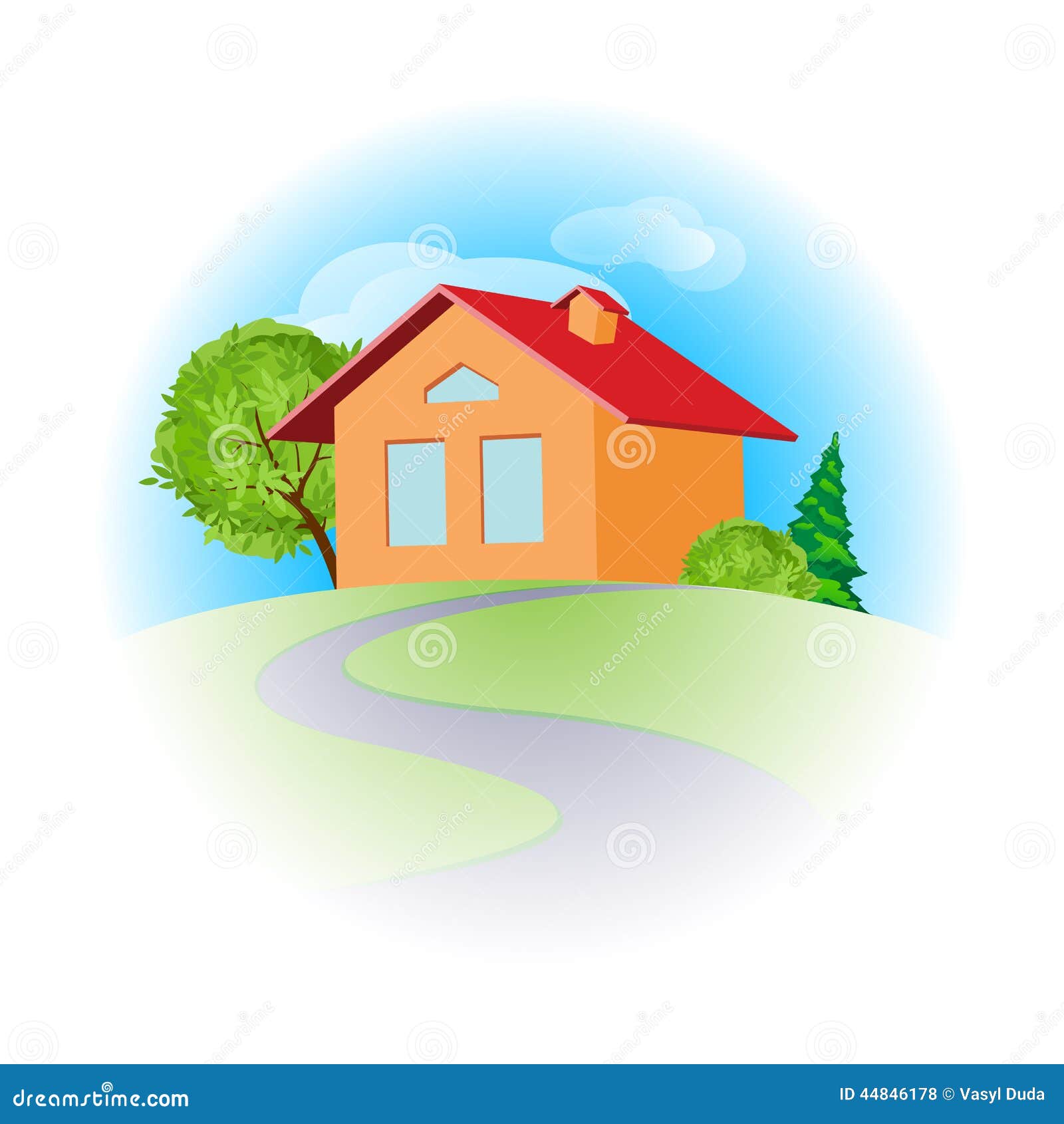 Home Sweet Home stock vector. Illustration of abstract - 44846178