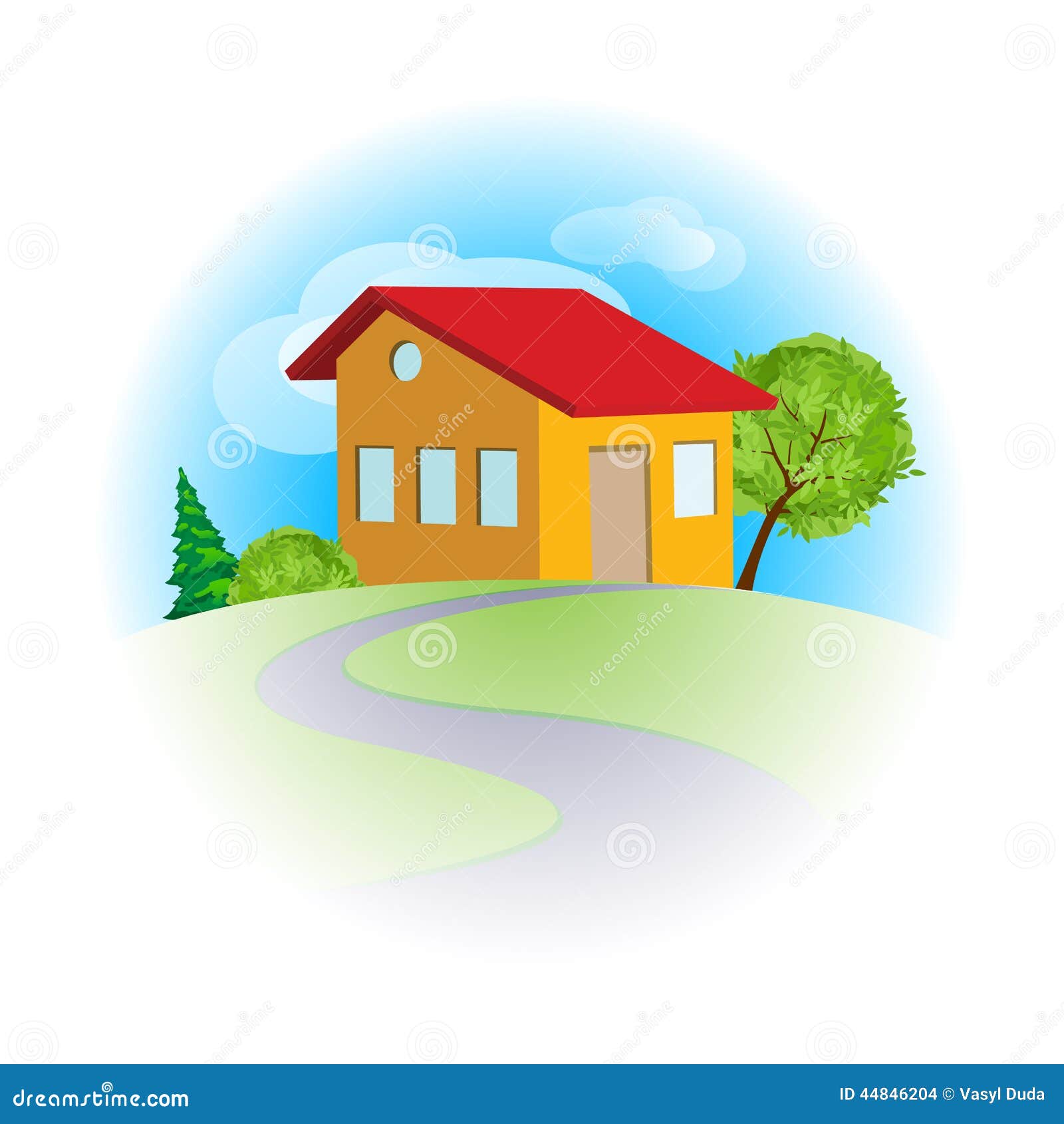 Home Sweet Home stock vector. Illustration of background - 44846204