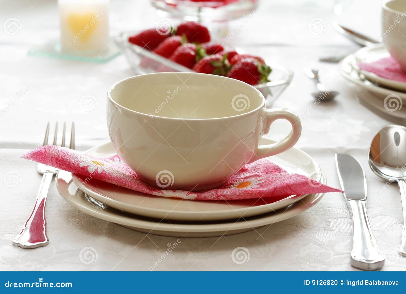 Home table setting stock photo. Image of dishes, fine 5126820