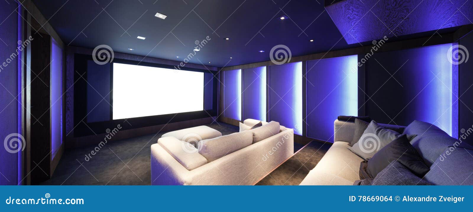 home theater, luxury interior
