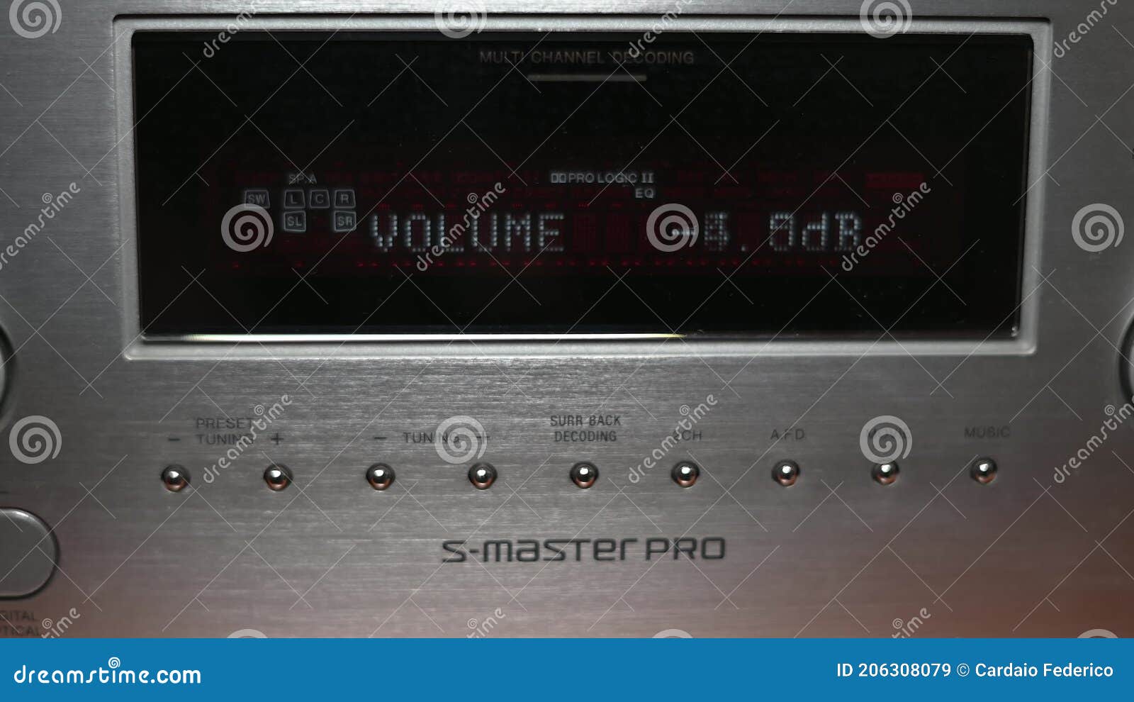 Home Theater Turn Up the Volume with Remote Control Stock Video Video