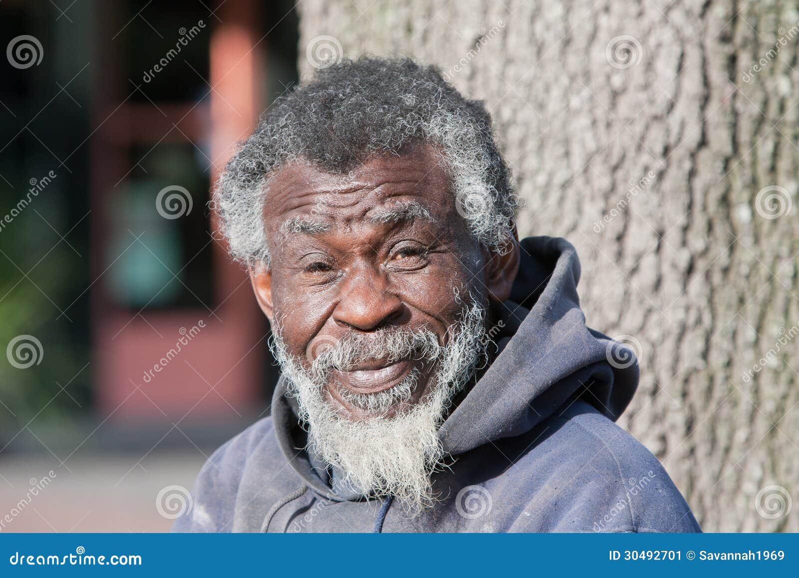 Smiling Old Black Man
