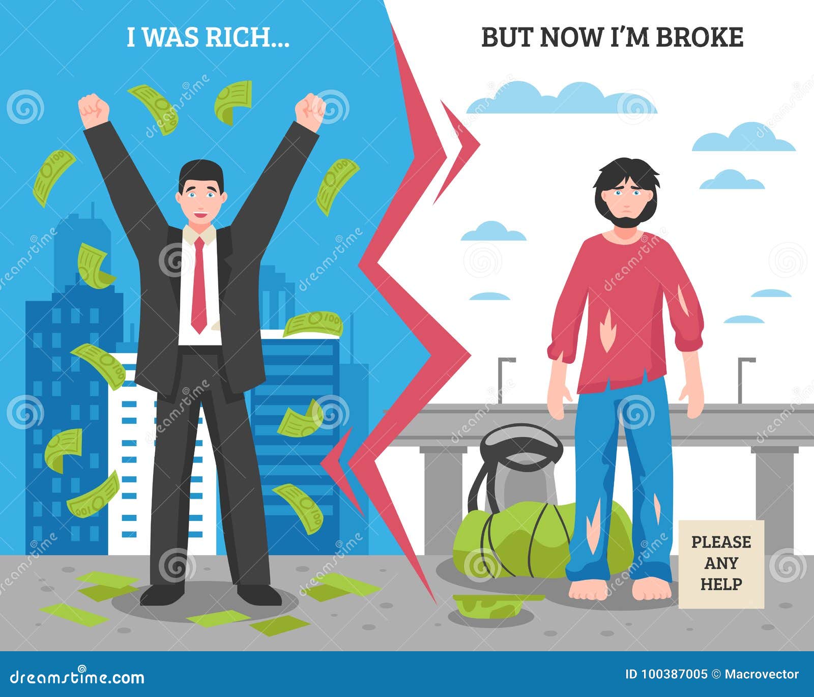 Homeless People After Before Composition Stock Vector Illustration Of Flyer Layout Homeless People After Before Composition Stock Vector Illustration Of Flyer Layout