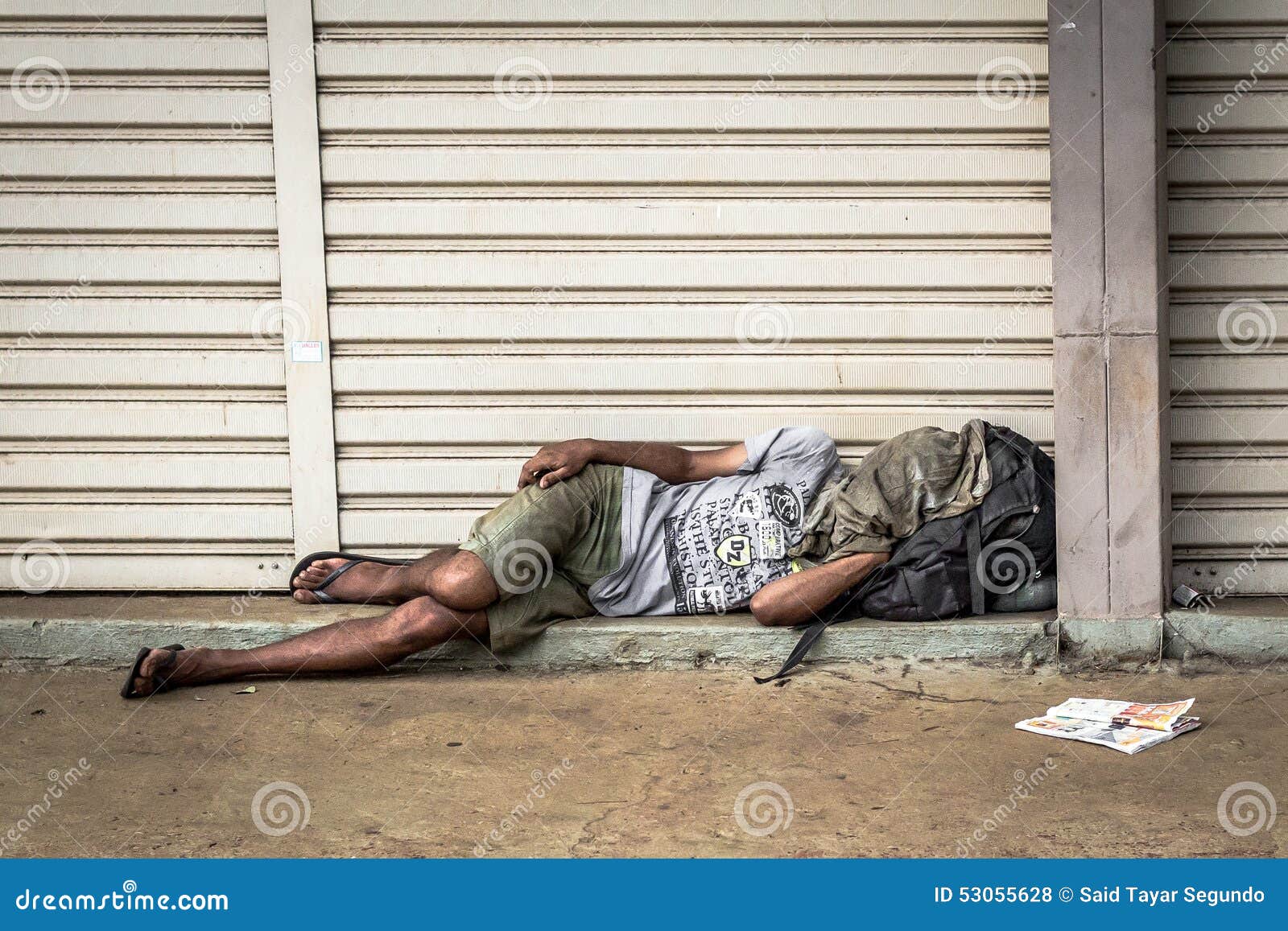 Homeless Person Sleeping Stock Photo Image Of Destitute Homeless Person Sleeping Stock Photo Image Of Destitute
