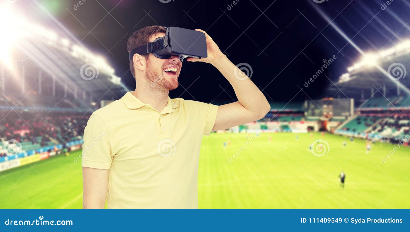 Estádio futurista metaverso interior arena esportiva de alta tecnologia