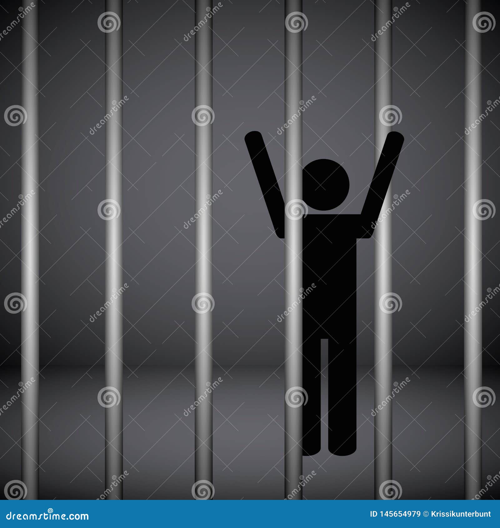 Fugir da prisão, homem prisioneiro fugir da prisão imagem vetorial de  vectorpouch© 317996936