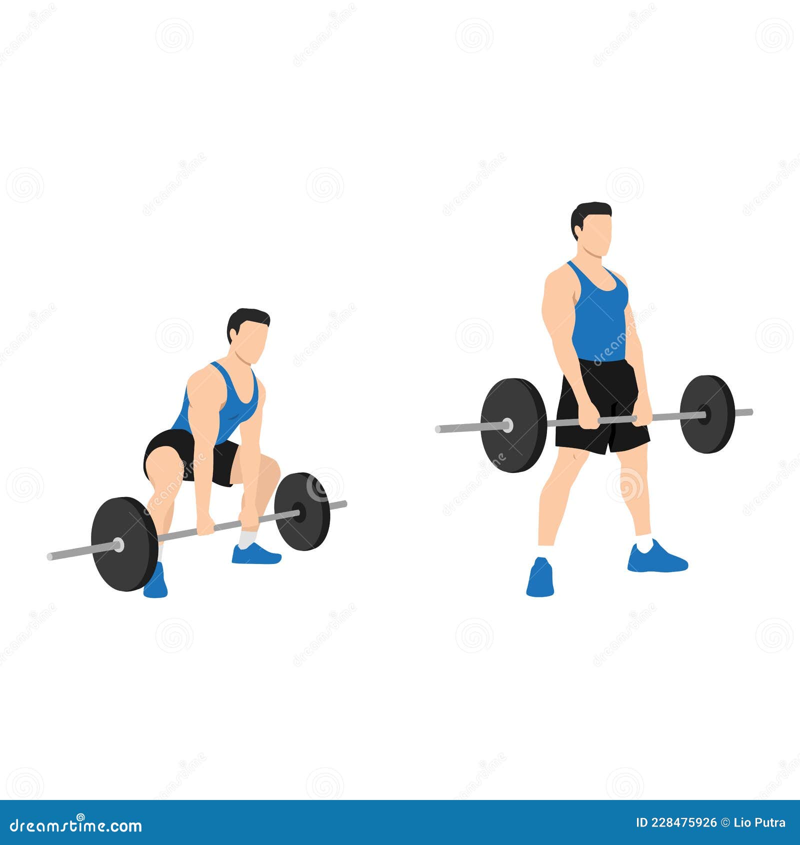 Kettlebell Sumo Deadlift With High Pull, exercícios, exercícios,  exercícios, treino, animação, vídeo de animação, destaque muscular  masculino, Banco de Video - Envato Elements