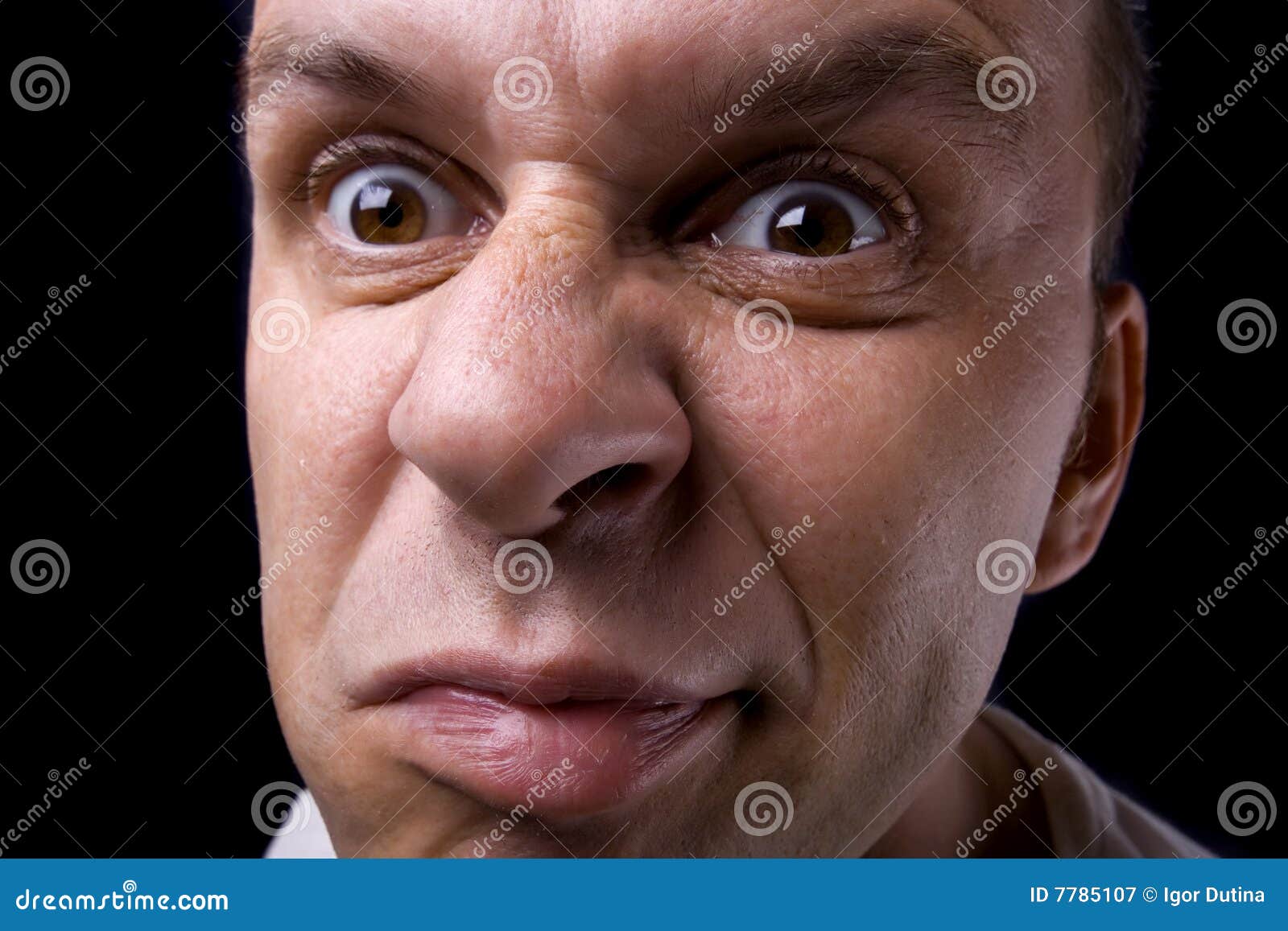 Homem Feio Imagem De Stock Imagem De Humano Stupid Retrato 7785107