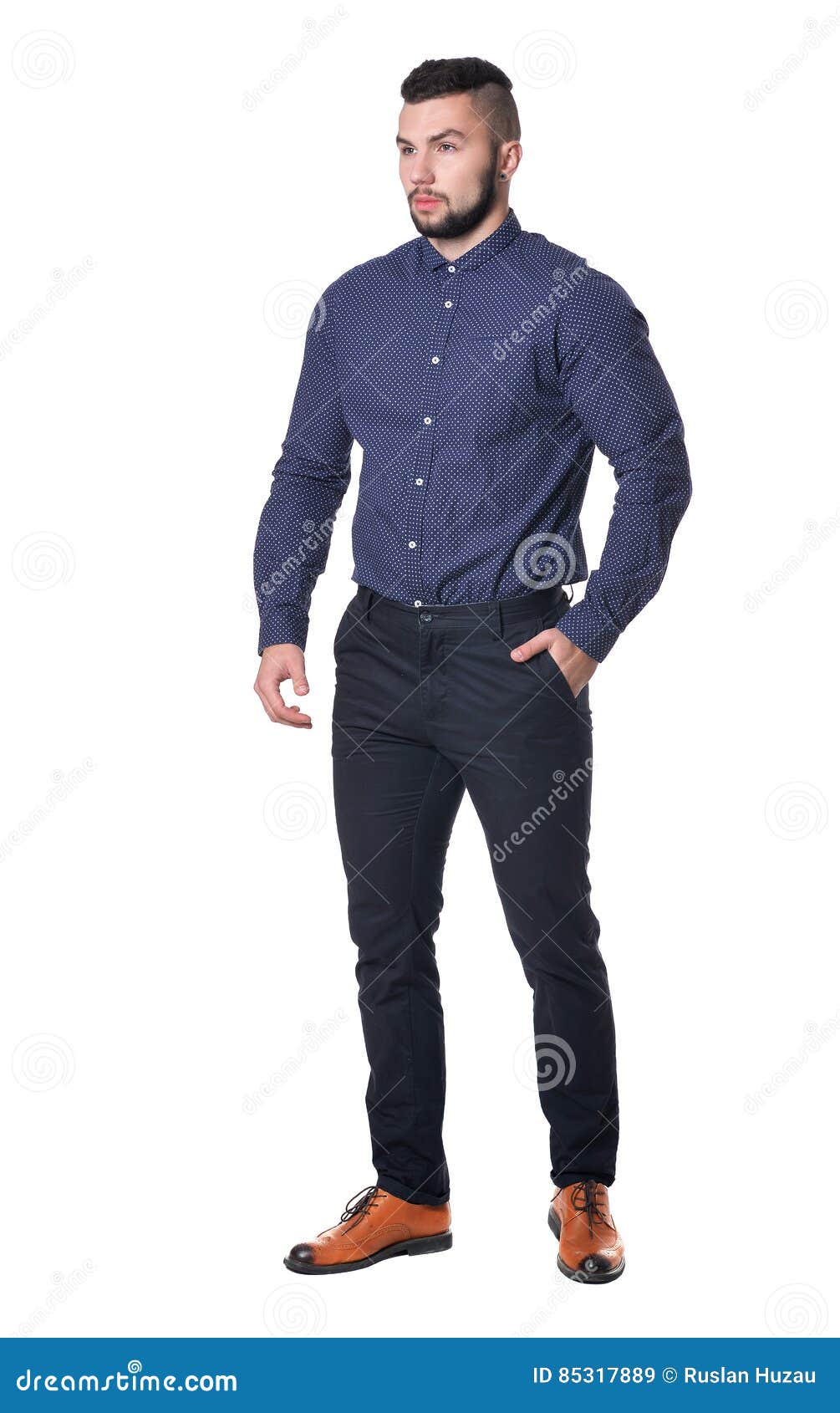 Homem Novo Bonito Na Roupa Formal Imagem de Stock - Imagem de