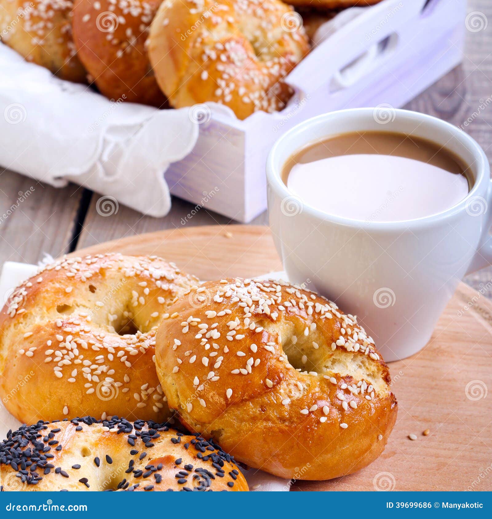 clipart bagels and coffee - photo #31