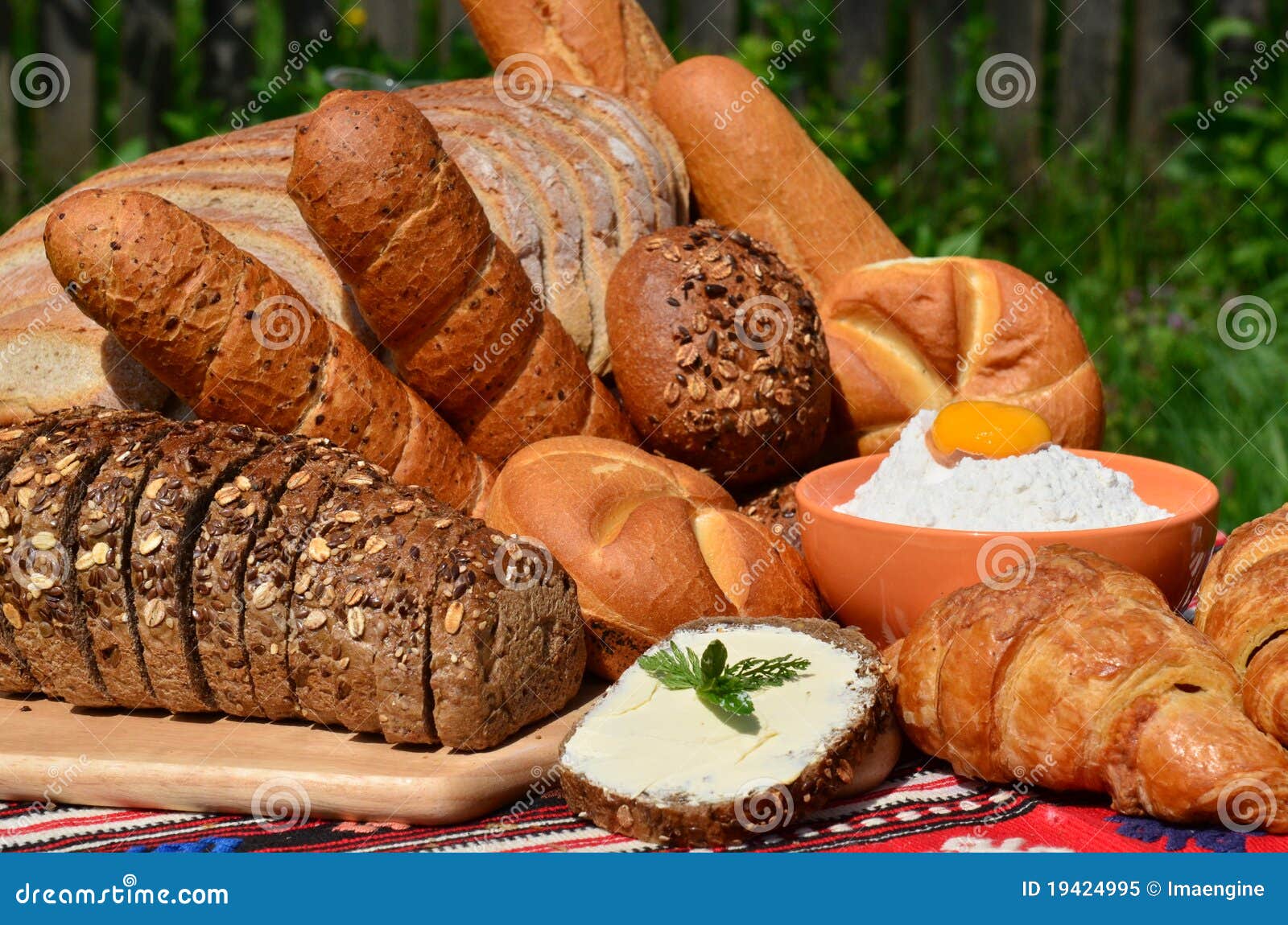Homemade baked goods stock image. Image of cooking, flour - 19424995