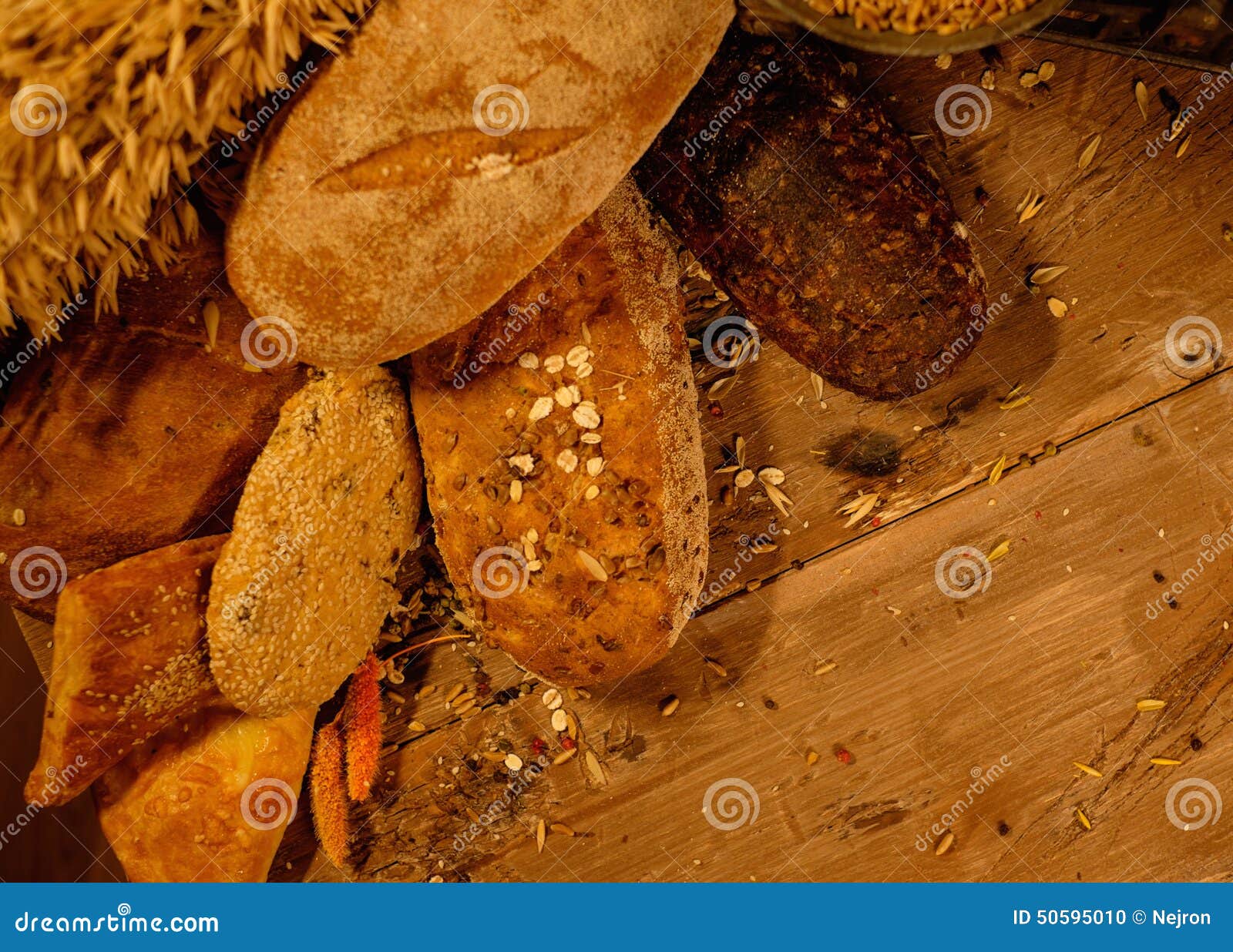 Homemade baked goods stock photo. Image of crust, bakery - 50595010