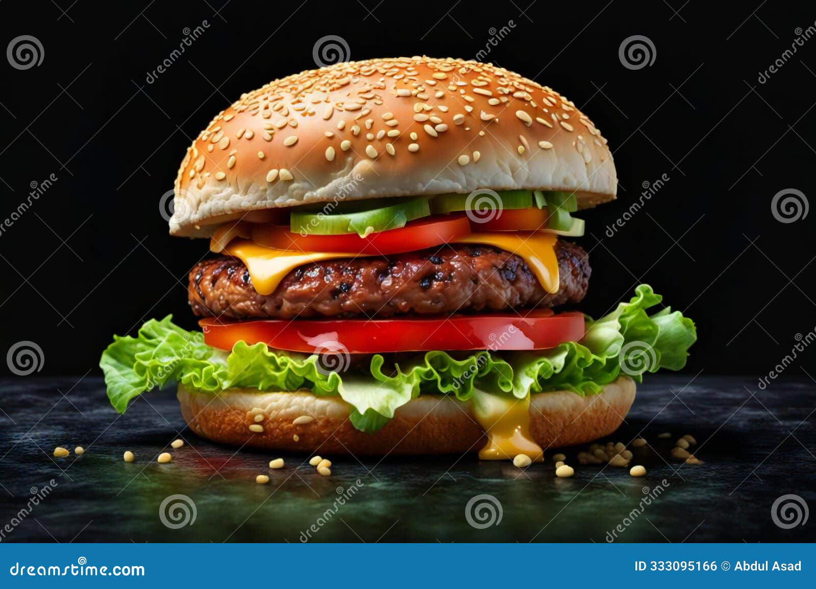 cheeseburger, hamburger, beef, bun, cheese,fast food, crispy, homemade, gourmet