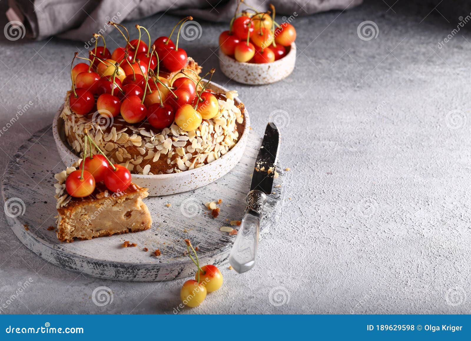 Berry fruit cake stock photo. Image of organic, pastry 189629598