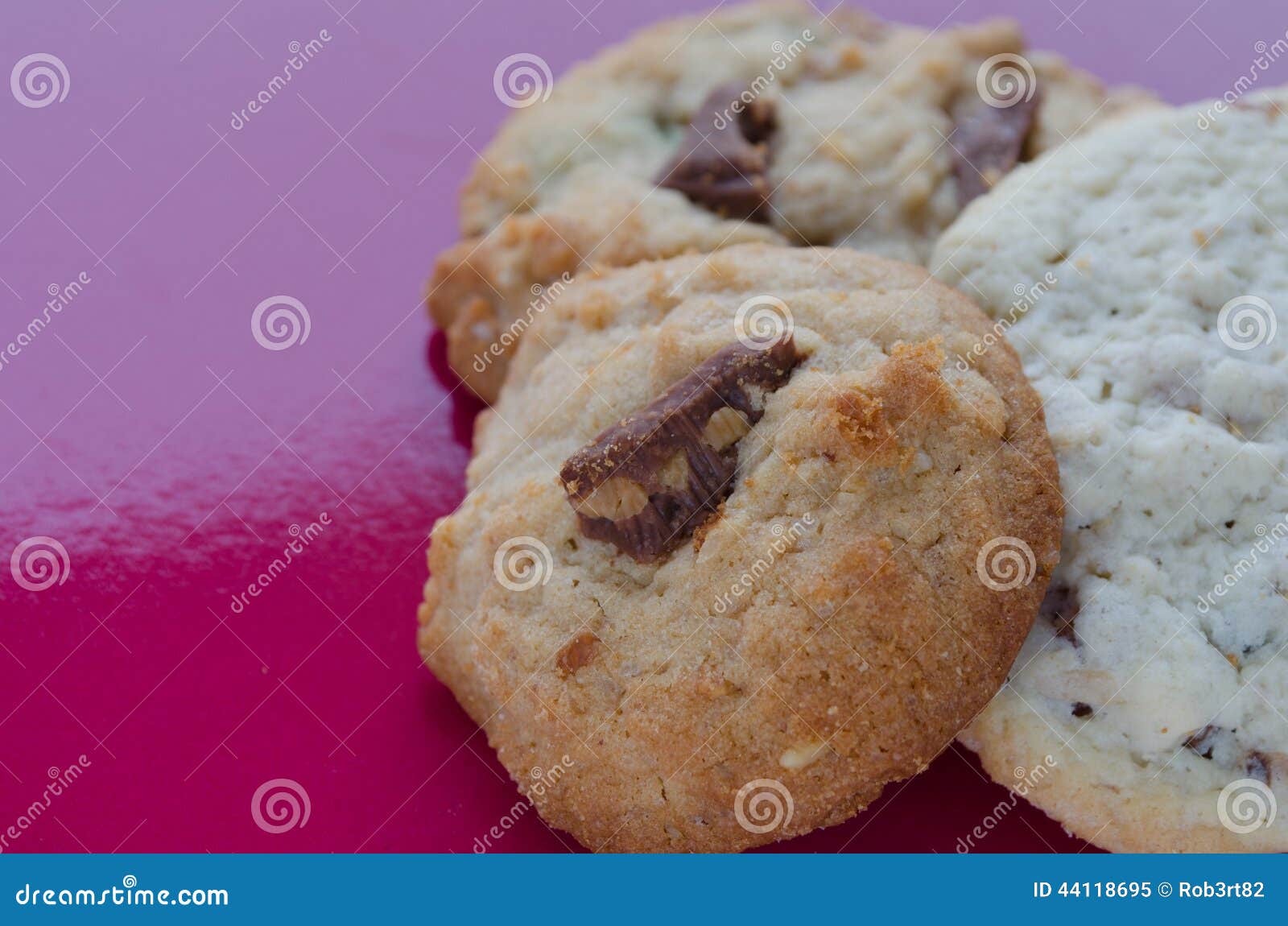 Homemade Biscuits with Chocolate Stock Image Image of dessert