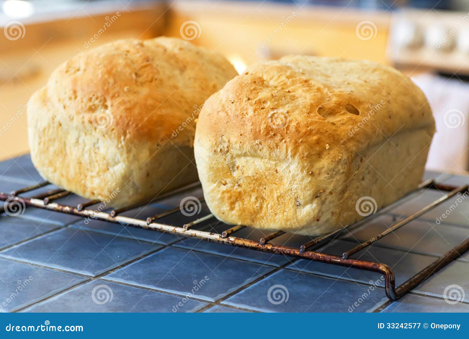 Homemade Bread stock image. Image of gourmet, cooling 33242577
