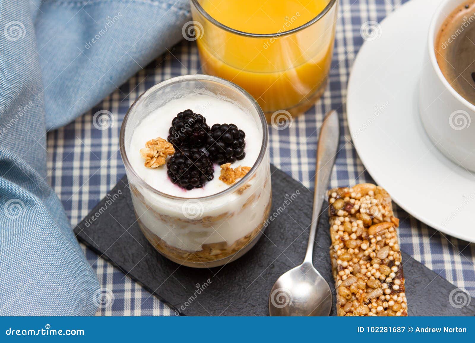 Yogurt and Granola Breakfast Stock Image Image of bran, ingredient