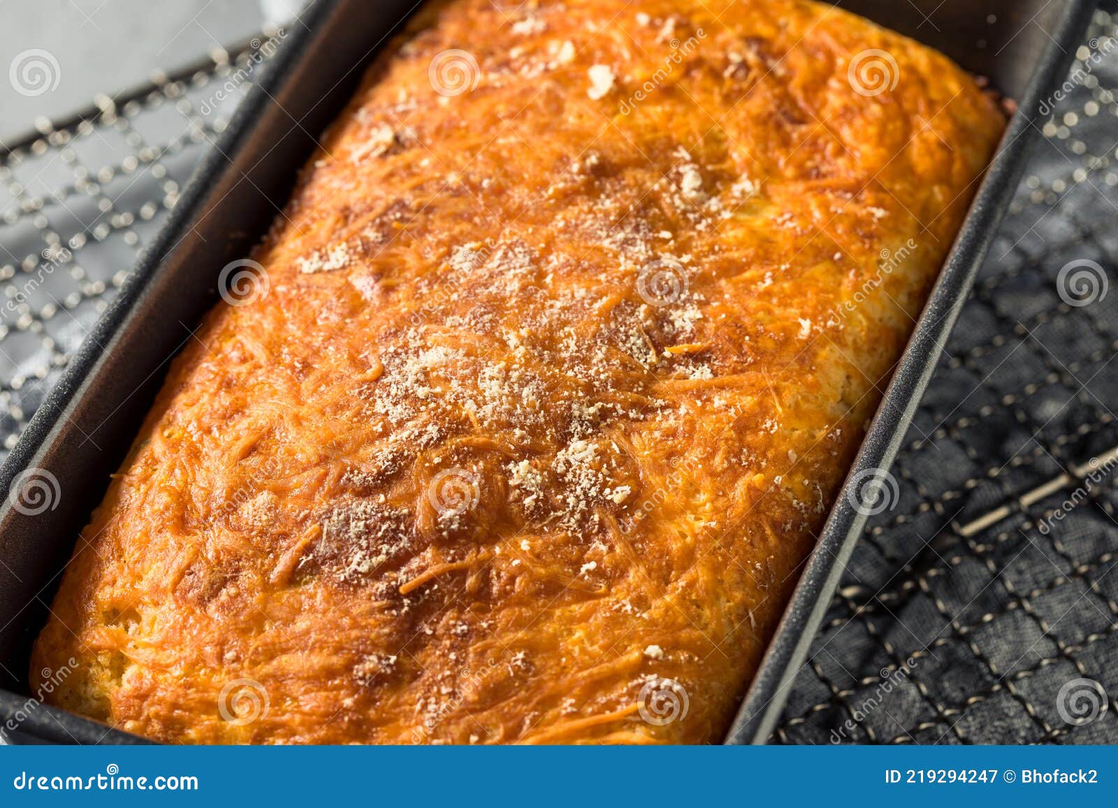 Homemade Cheesy Bread Loaf stock image. Image of rustic 219294247