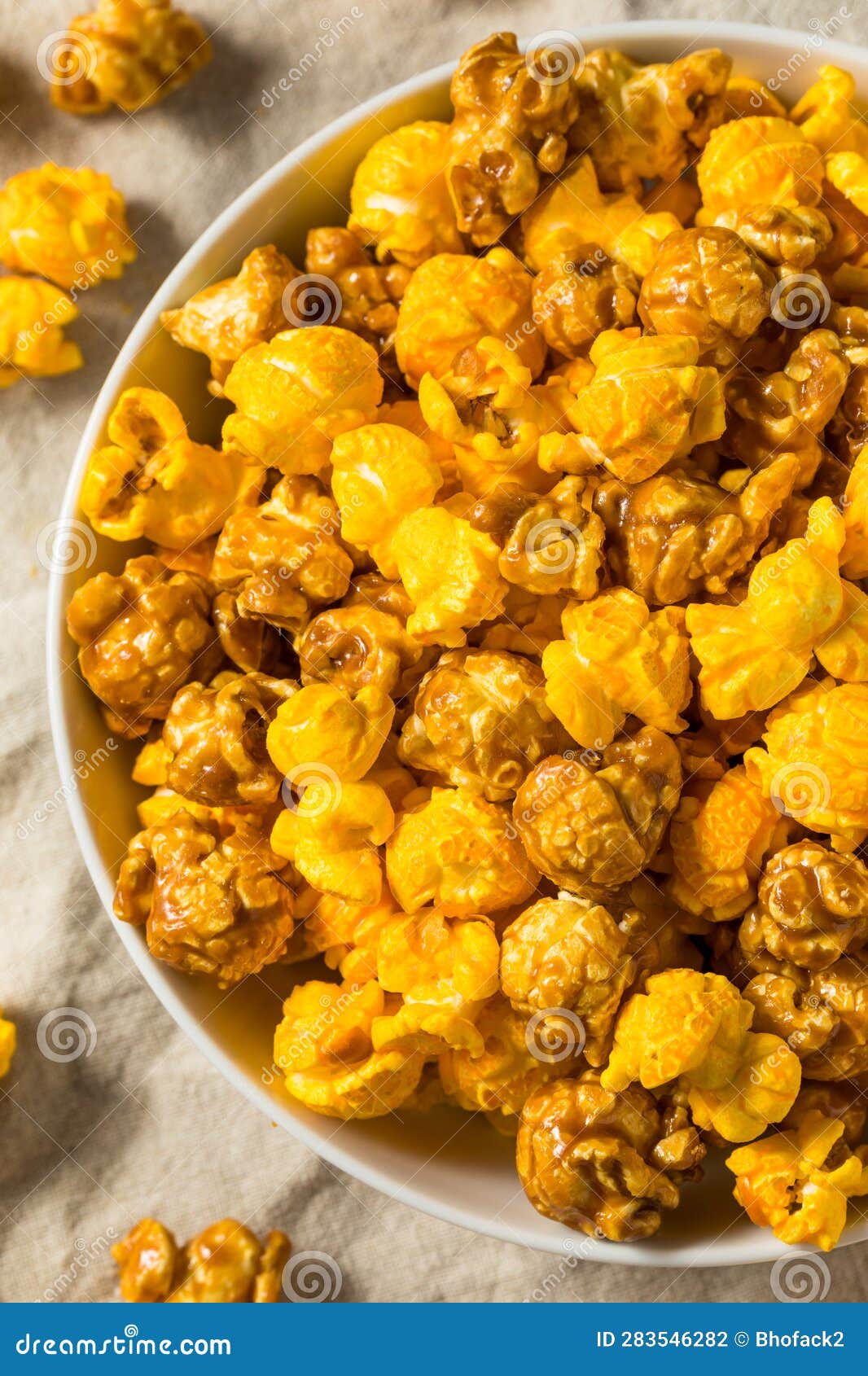 Homemade Chicago Popcorn Mix Stock Photo Image of buttery, salt