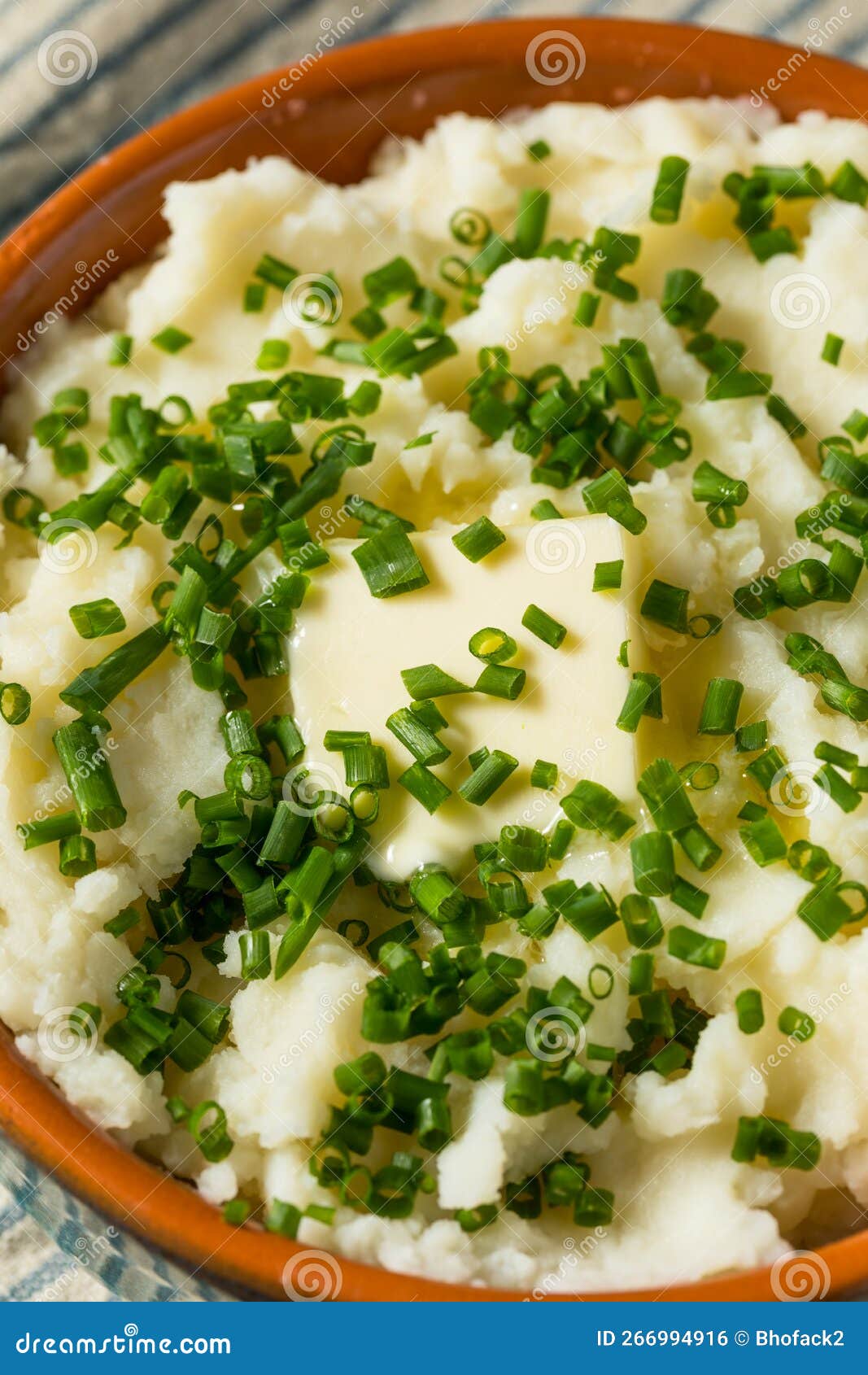 Homemade Chive Mashed Potatoes Stock Photo Image of bowl, chive