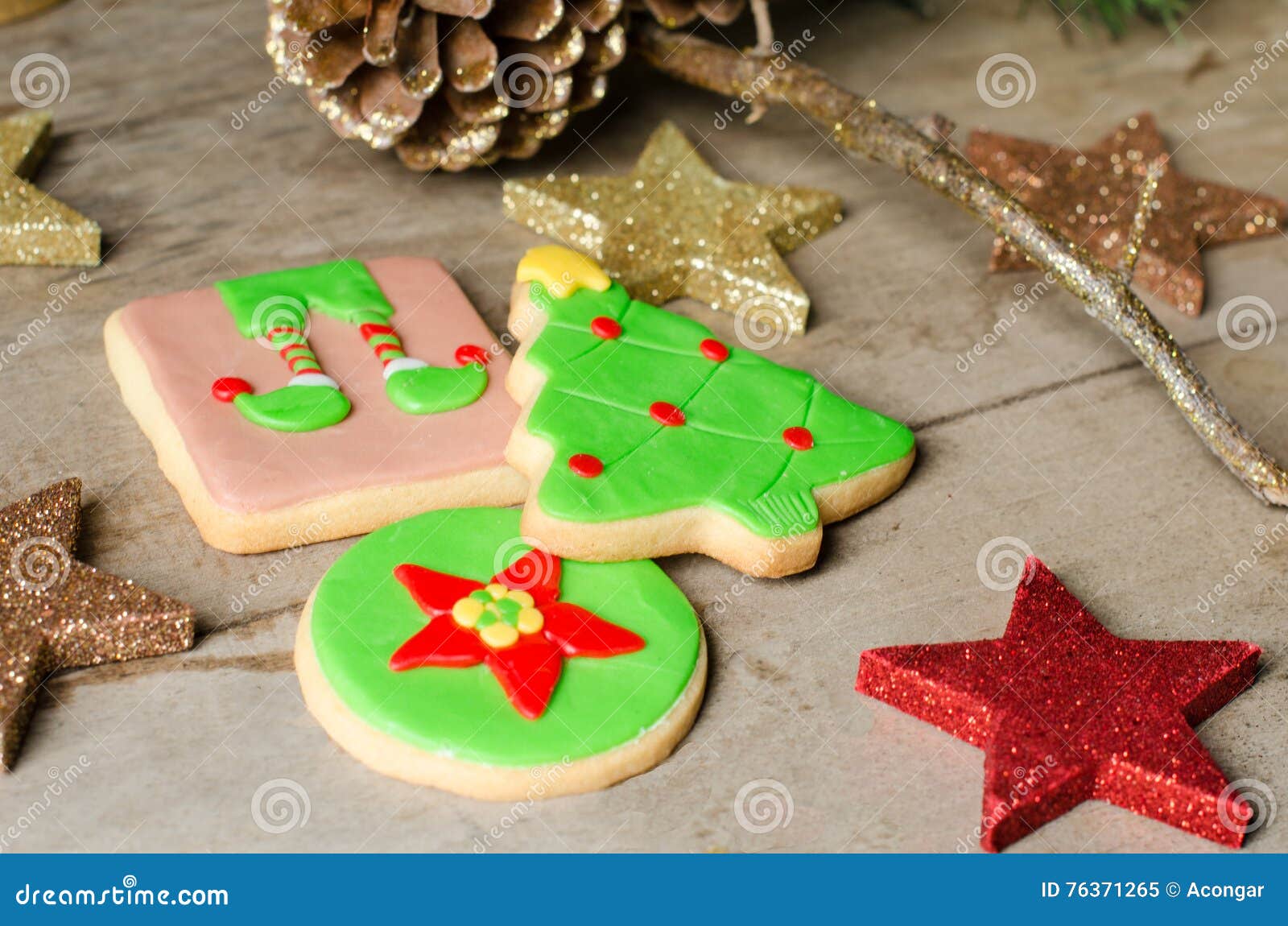 homemade christmas cookies.