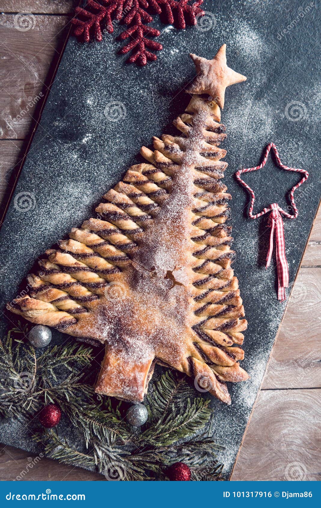 Chocolate Christmas tree stock photo. Image of decorative 101317916