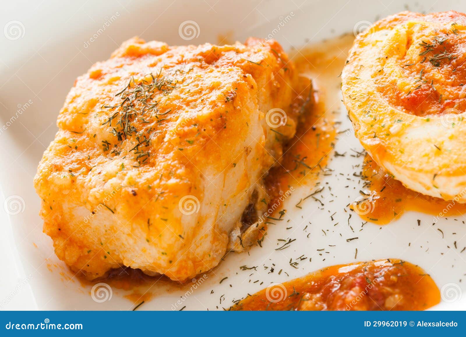 Codfish stock image. Image of cooked, baked, stirfry 29962019