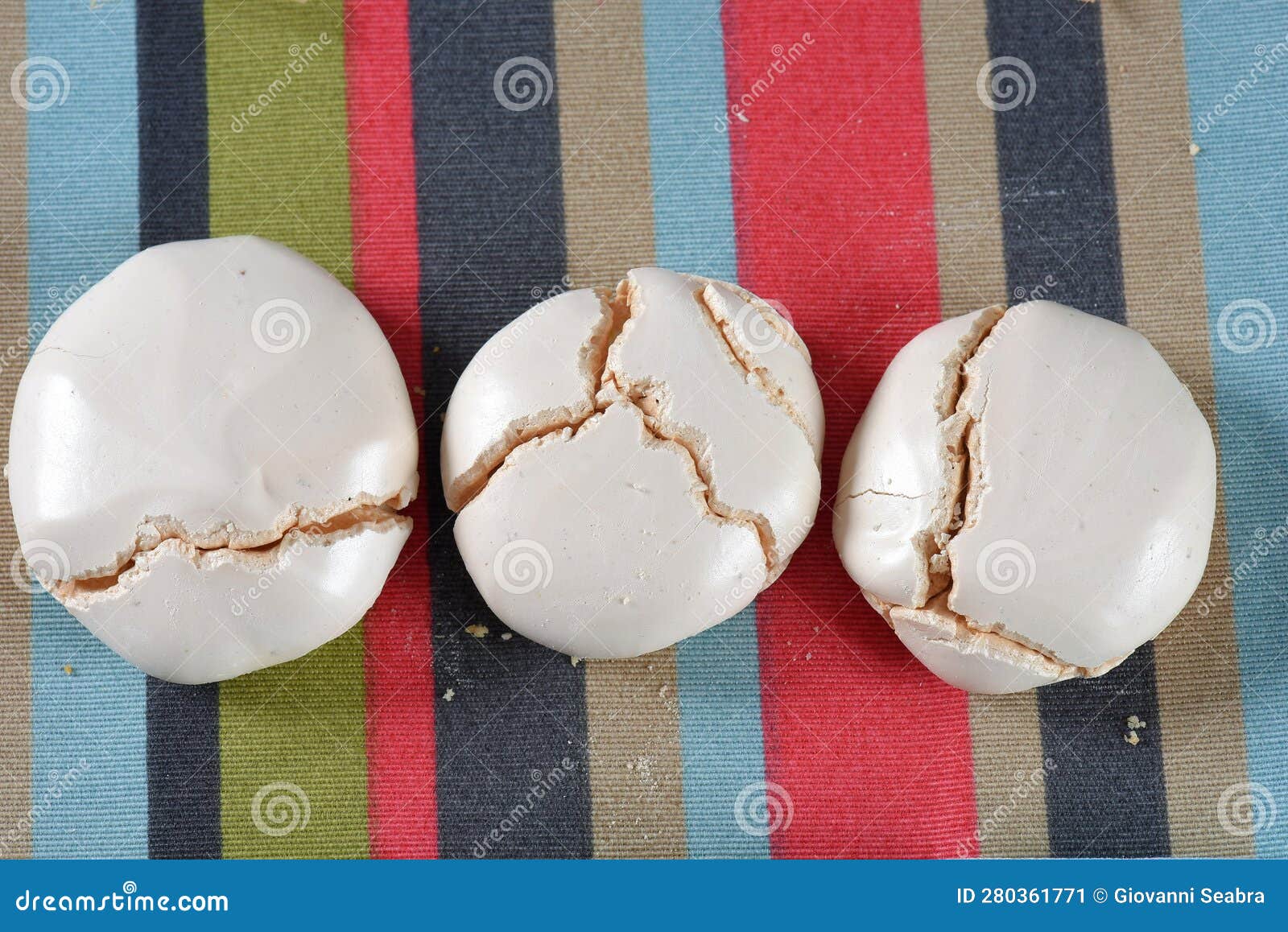 homemade cookies, sighs, also called merengue, brazilian and french cuisine, sigh candy